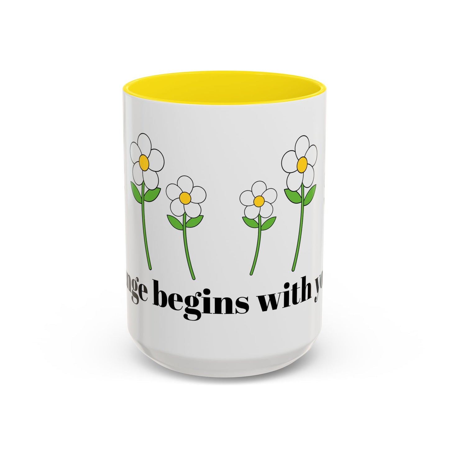 Accent Daisy Coffee Mug