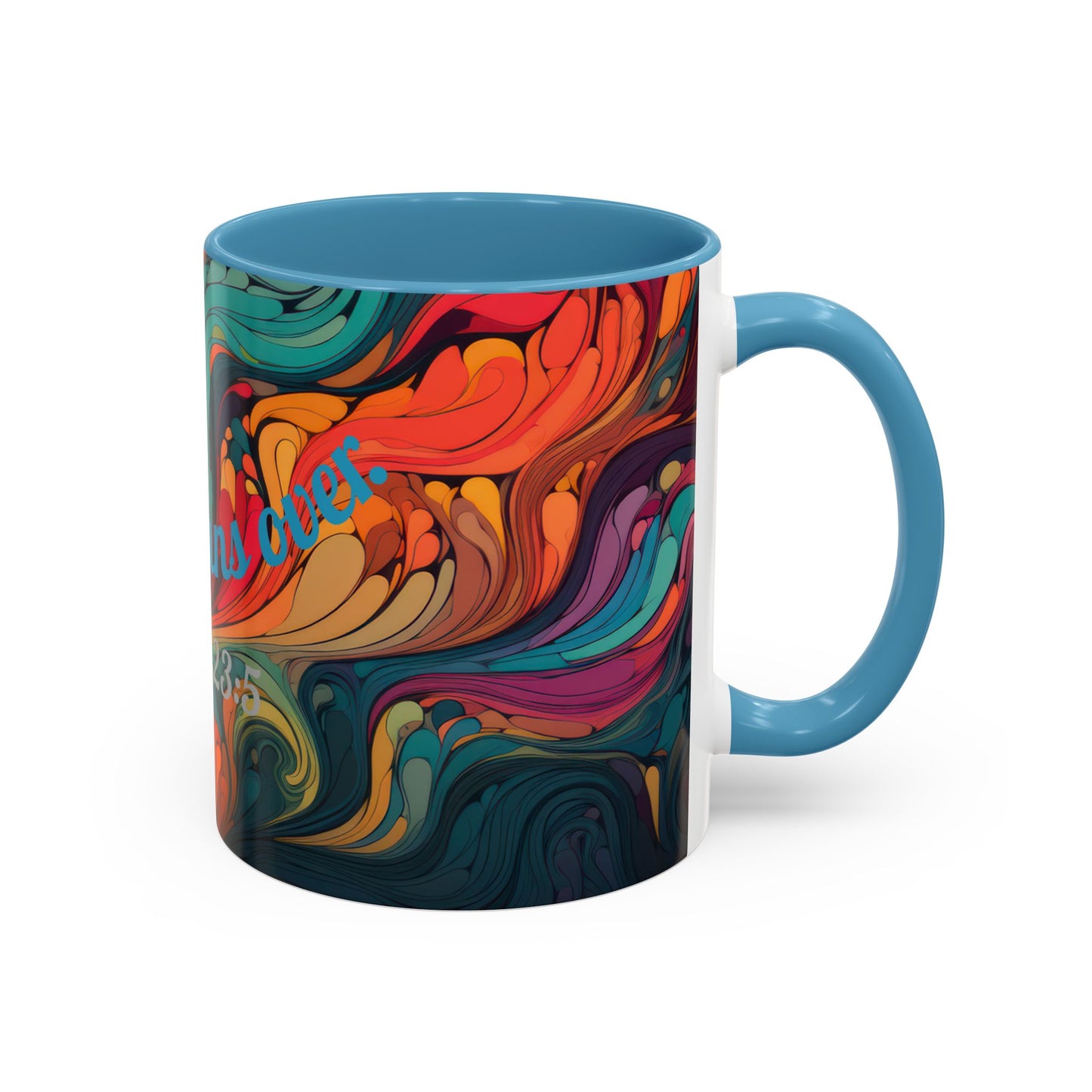 Colorful Ceramic Cup, Motivational Gift.