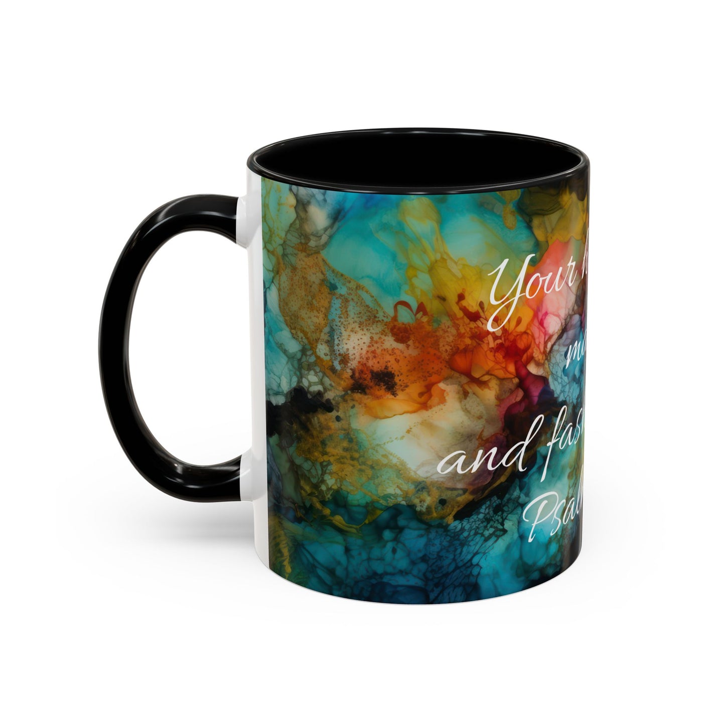 Inspirational Coffee Mug, Colorful Art Mug.