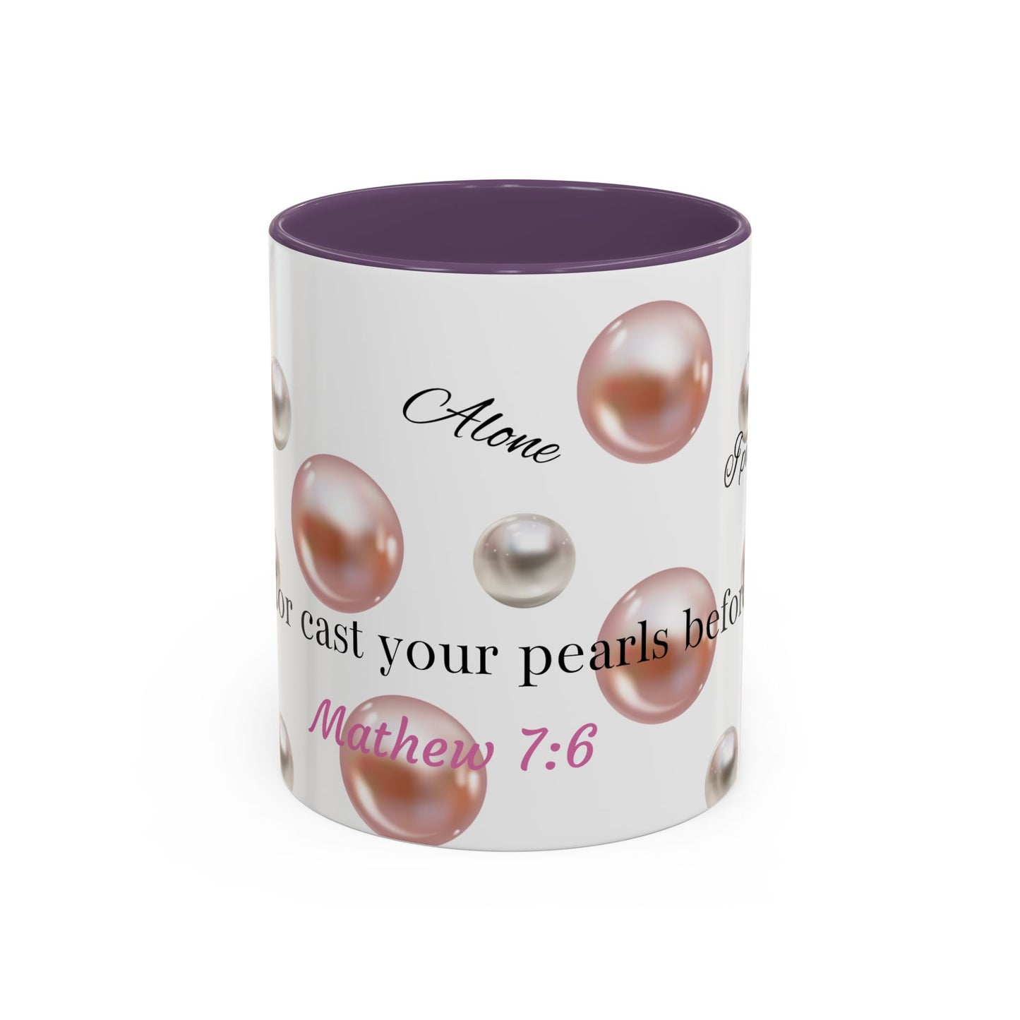 Elegant Pearls Inspirational Coffee Mug