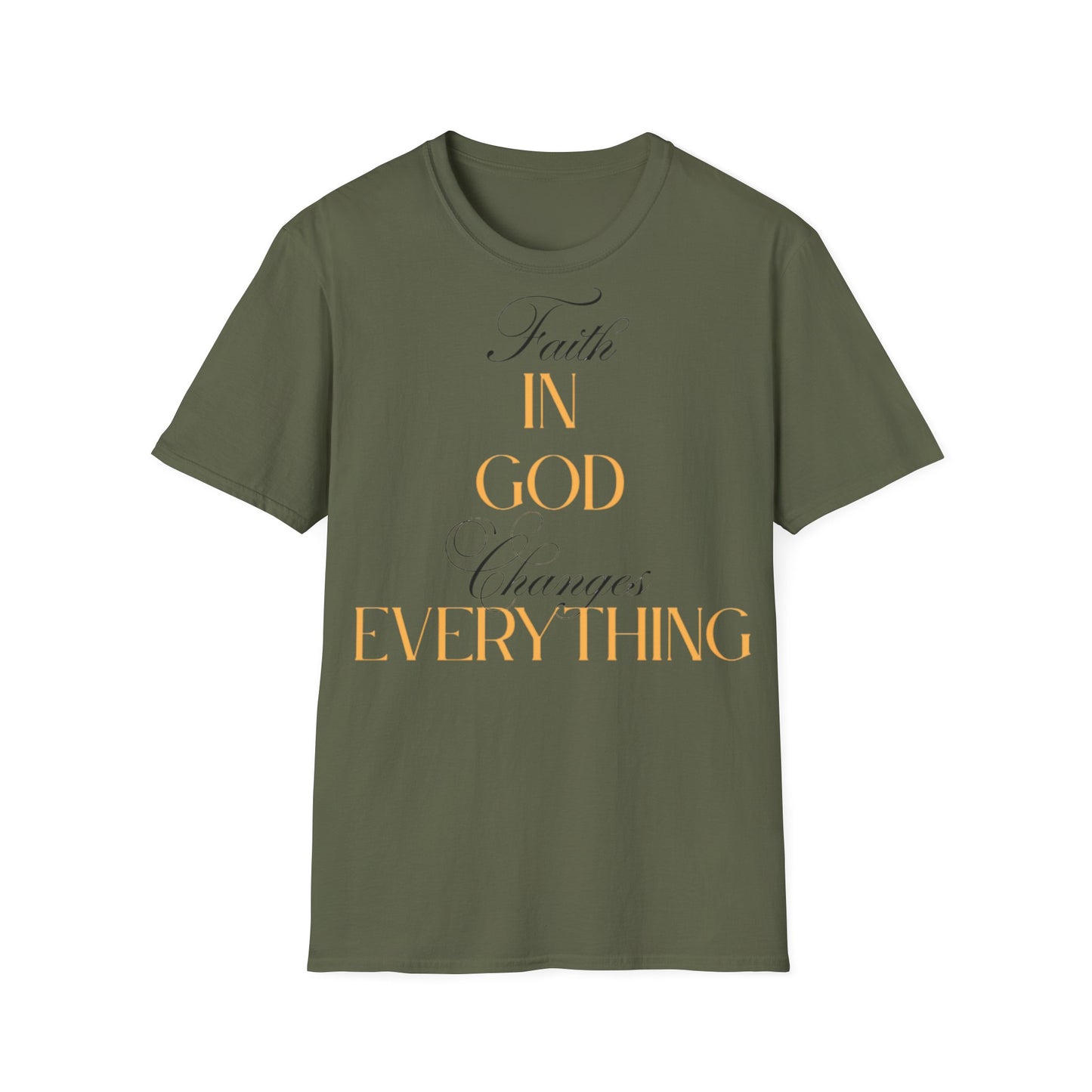 Faith-Inspired Unisex Softstyle T-Shirt, Inspirational Tee.