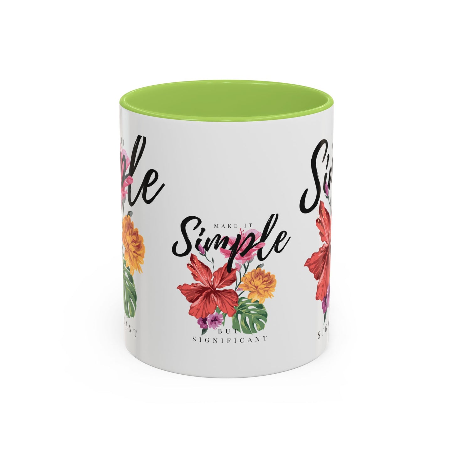 Floral Inspirational Coffee Mug.