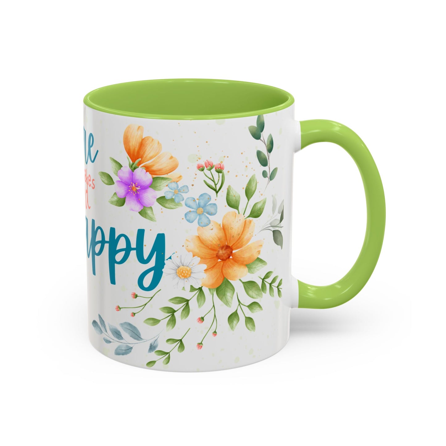 Floral Inspirational Coffee Mug,