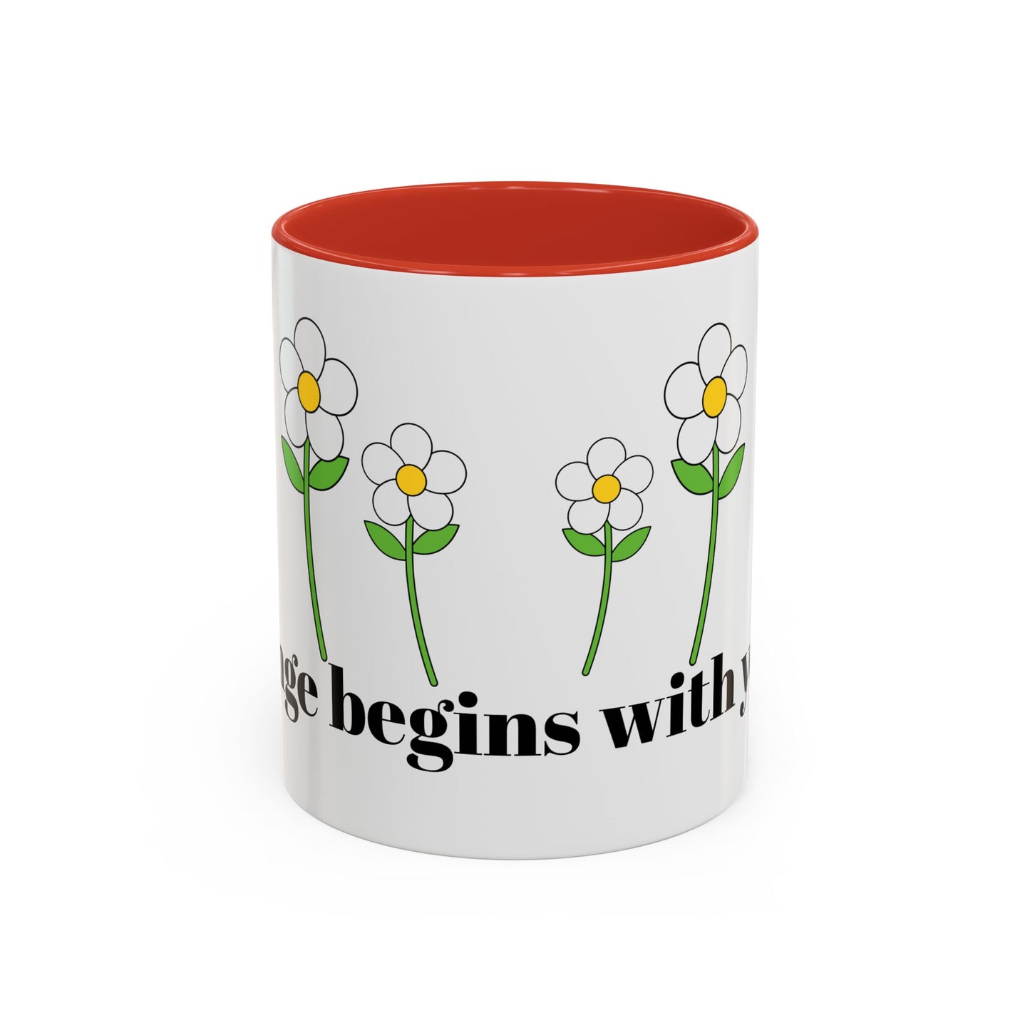 Accent Daisy Coffee Mug