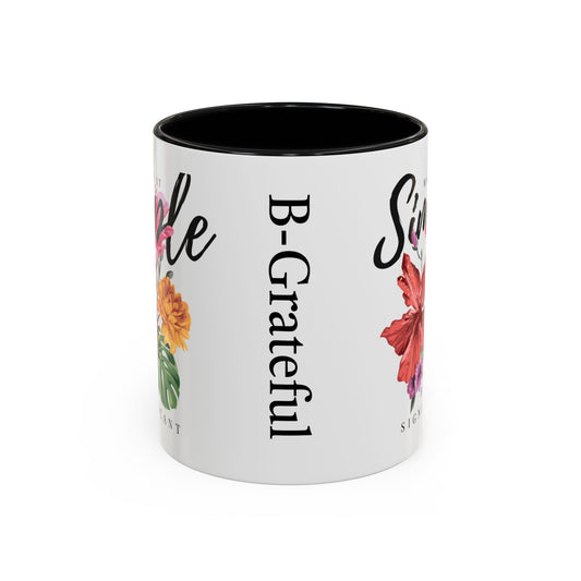 Floral Inspirational Coffee Mug.