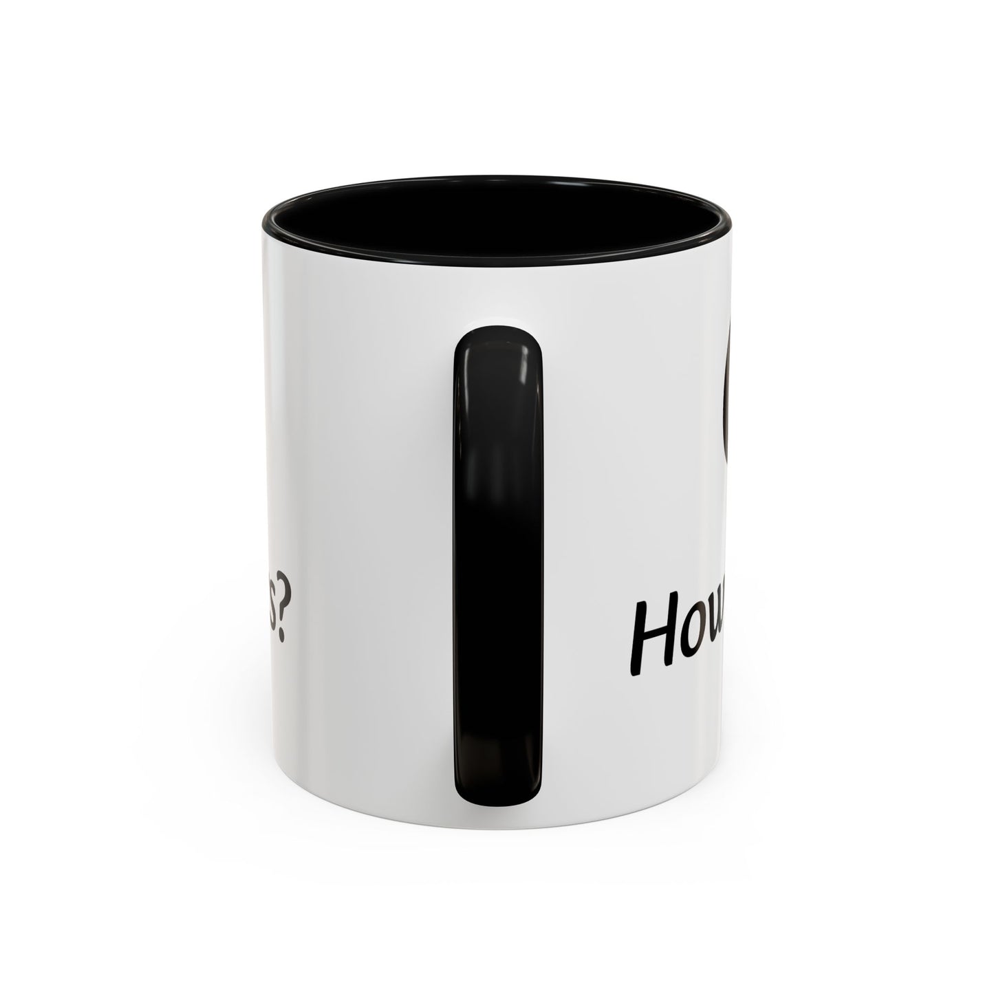 Personalized Accent Coffee Mug - "How Do You Take Your Coffee?" - Perfect for Coffee Lovers