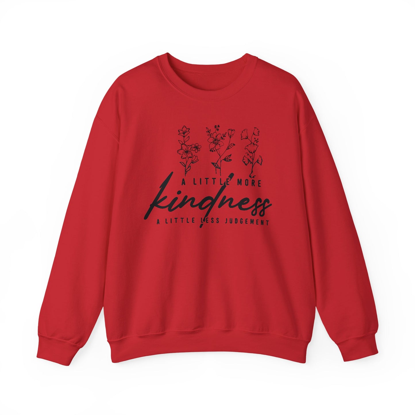 Unisex Heavy Blend Crewneck Sweatshirt - Kindness Design, Cozy Gift, Positive Vibes, Everyday Comfort, Compassionate Fashion