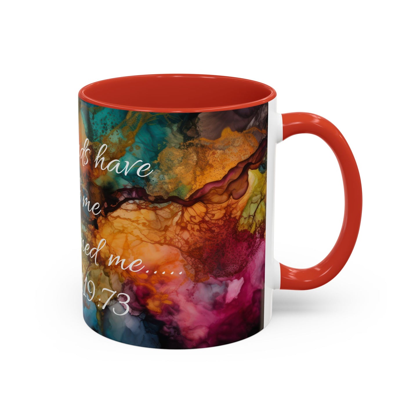 Inspirational Coffee Mug, Colorful Art Mug.