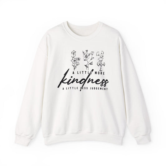 Unisex Heavy Blend Crewneck Sweatshirt - Kindness Design, Cozy Gift, Positive Vibes, Everyday Comfort, Compassionate Fashion