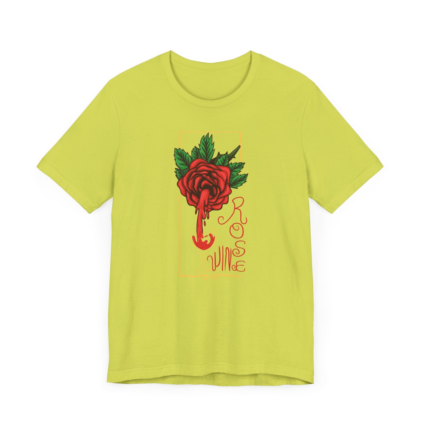 Rose Wine Unisex Tee, Perfect for Wine Lovers, Gifts for Her, Casual Date Night, Summer Apparel, Floral Graphic Shirt