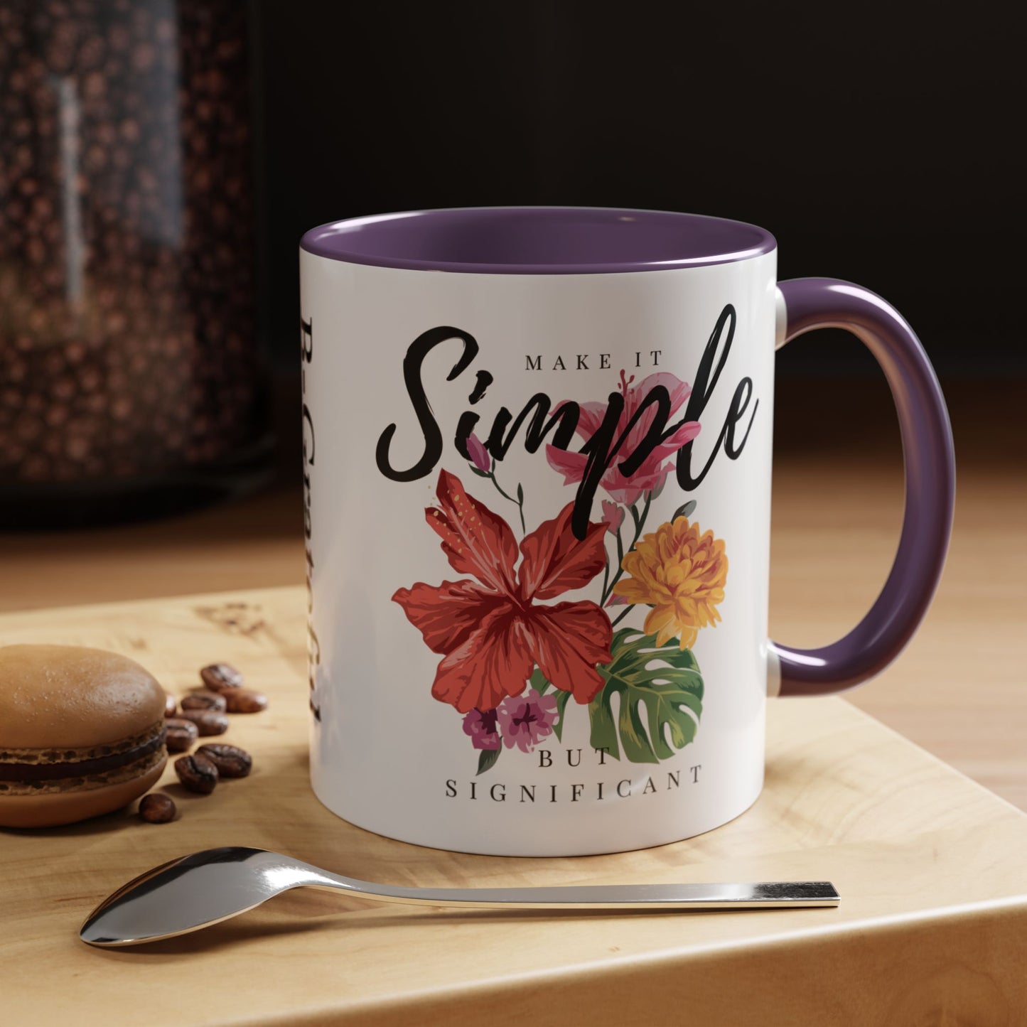 Floral Inspirational Coffee Mug.