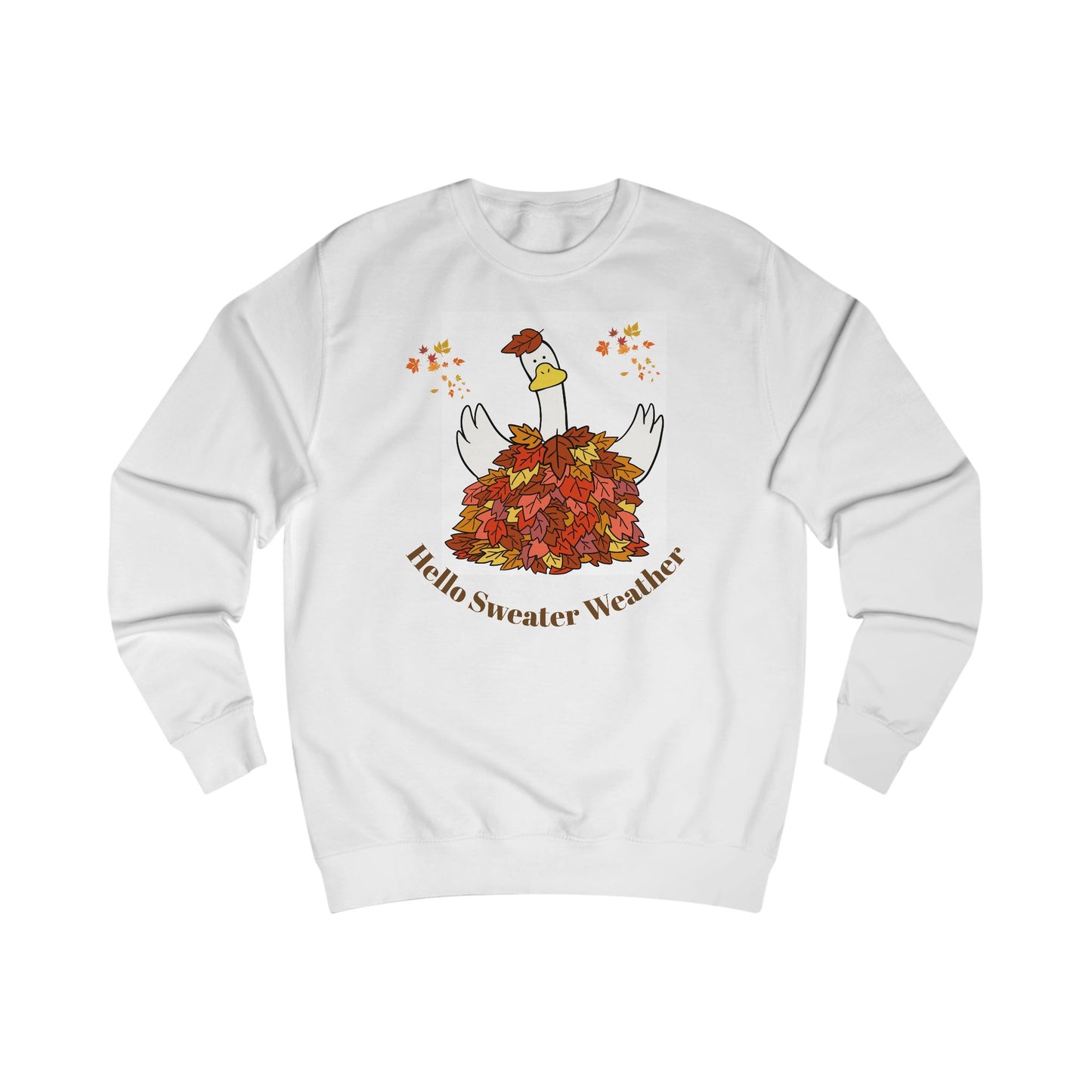 Cosy Autumn Sweatshirt with Fun Fall Designs, Unisex Pullover for Sweater Weather Enthusiasts.