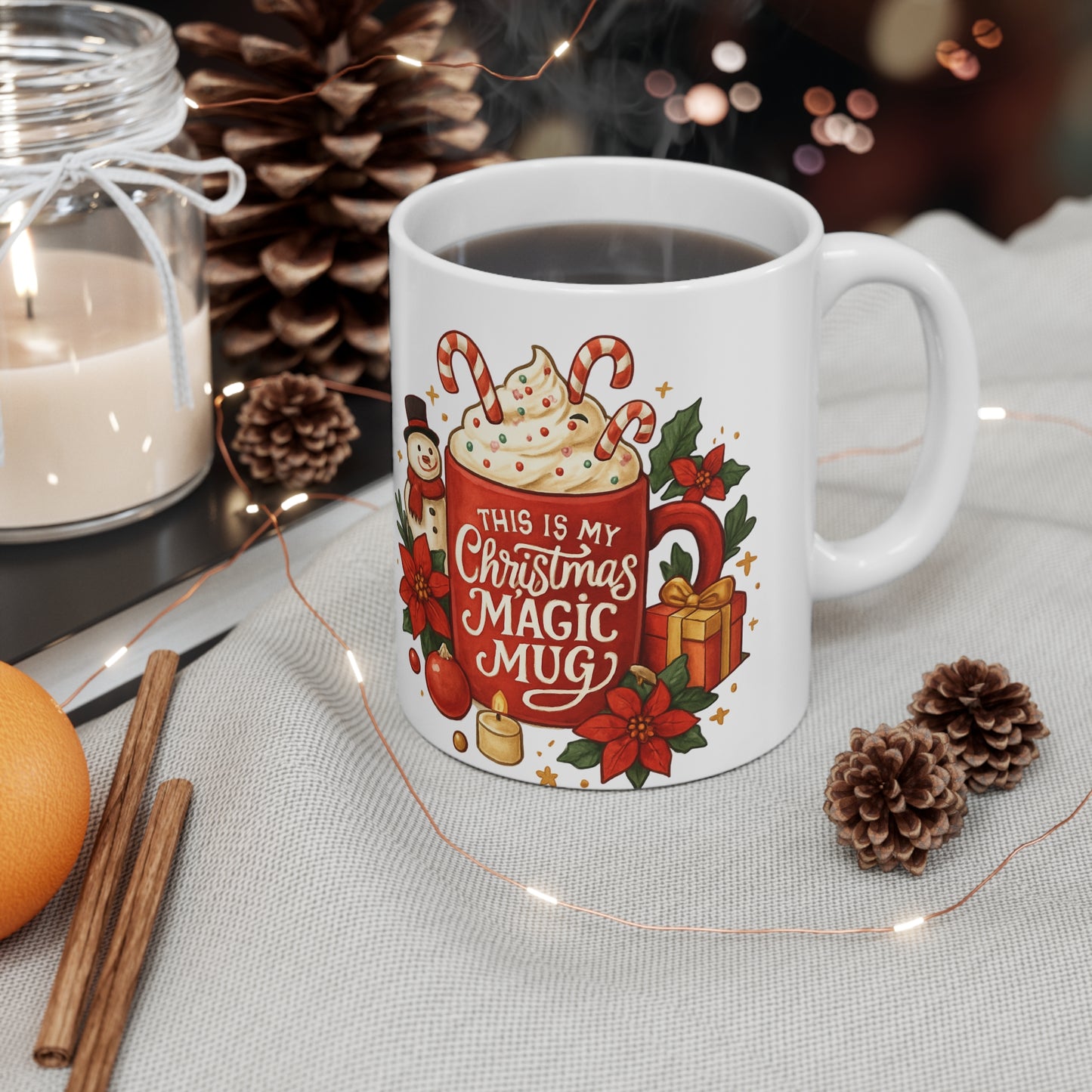 Christmas Magic Ceramic Coffee Mug