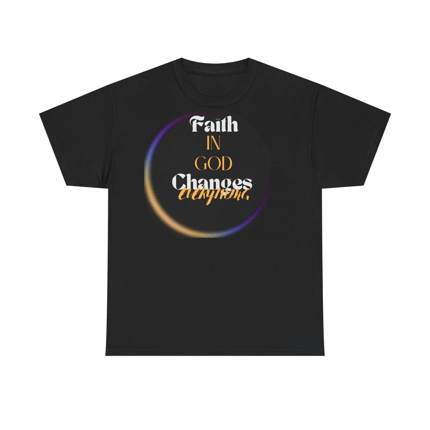 Faith-Inspired Heavy Cotton Tee, Motivational T-Shirt, Inspirational Gift, Unisex Apparel, Faith-Based Clothing