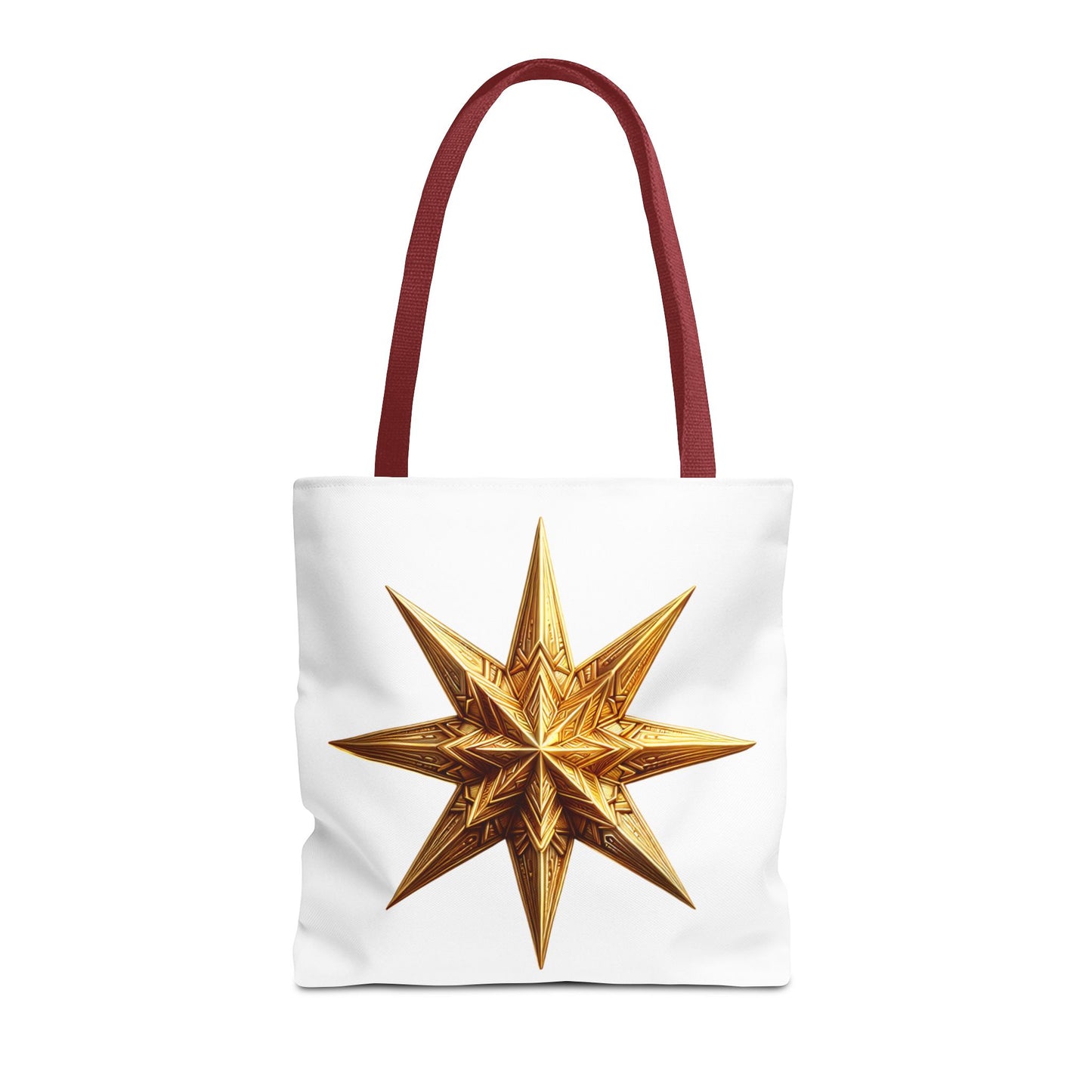 Golden Star Tote Bag, Stylish Reusable Tote, Eco-Friendly Shopping Bag.