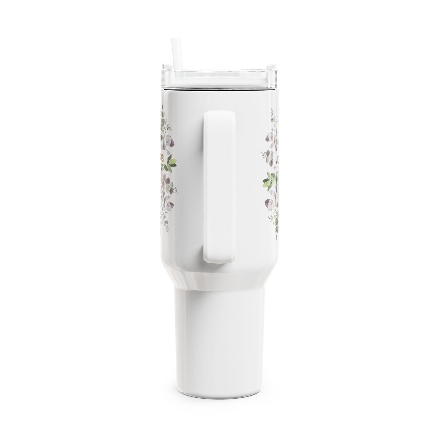Floral 'Jesus Love' Travel Tumbler