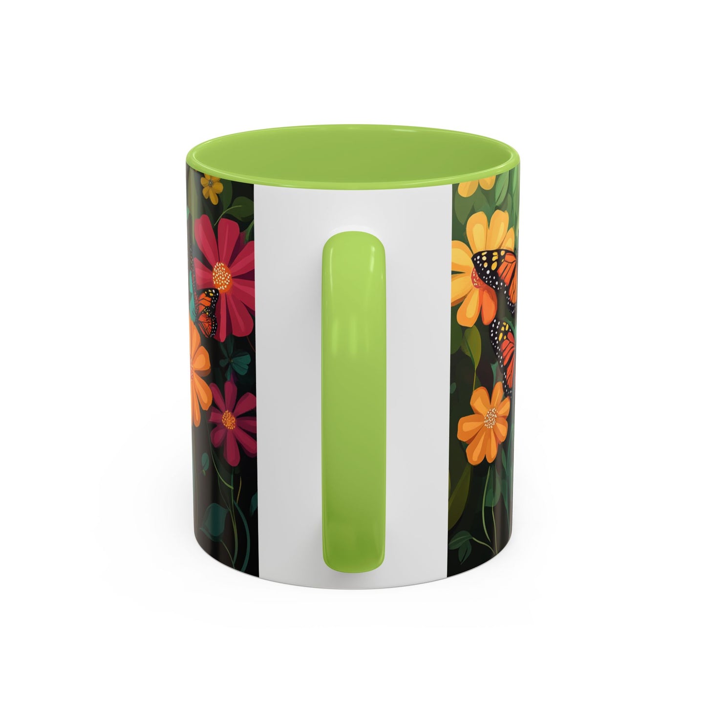 Unique Butterfly Garden Accent Coffee Mug