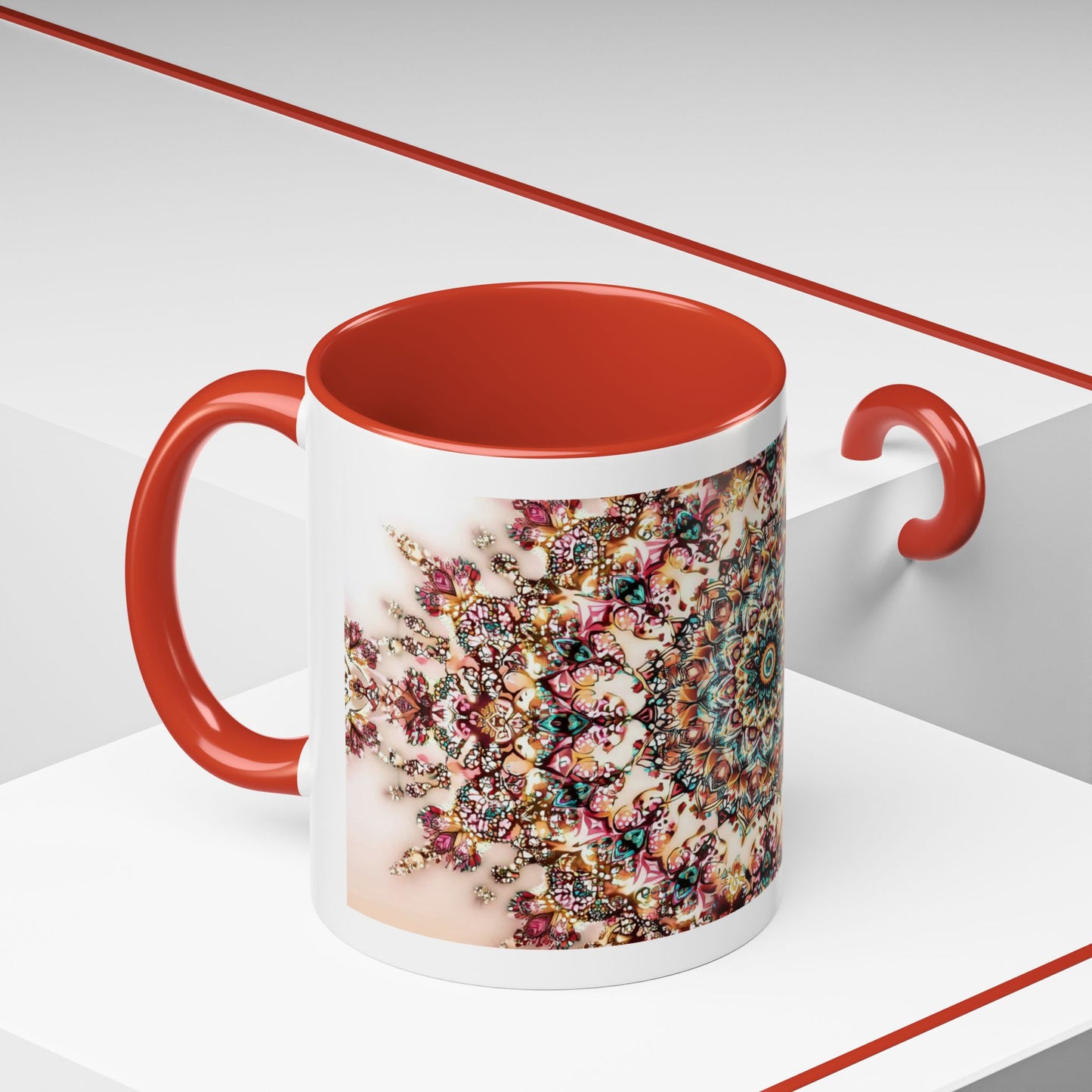 Bohemian Mandala Coffee Mug | Artistic Drinkware for Home, Office & Gifts | Unique Mug for Tea Lovers, Mothers Day, Birthdays, Cozy Vibes