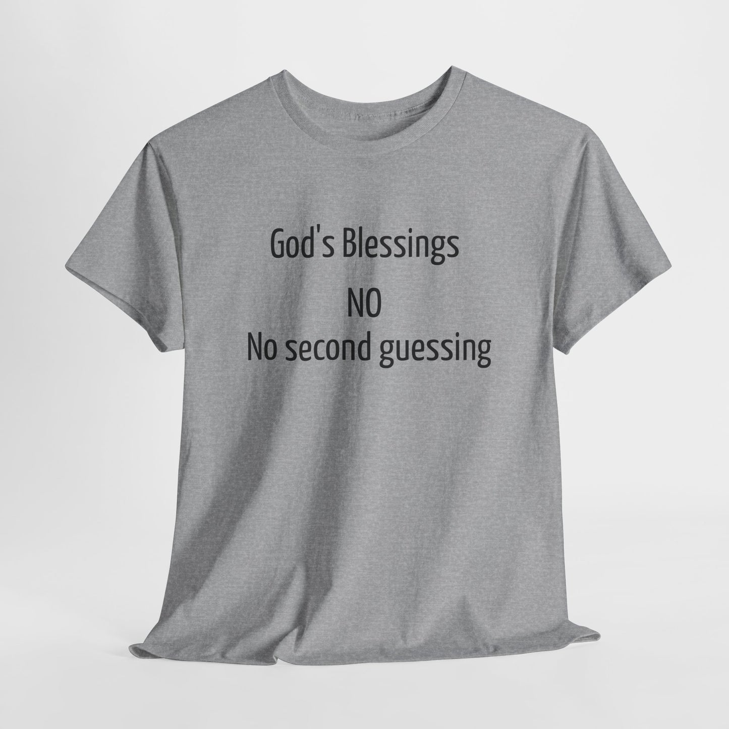 God's Blessing No Second Unisex Heavy Cotton Tee