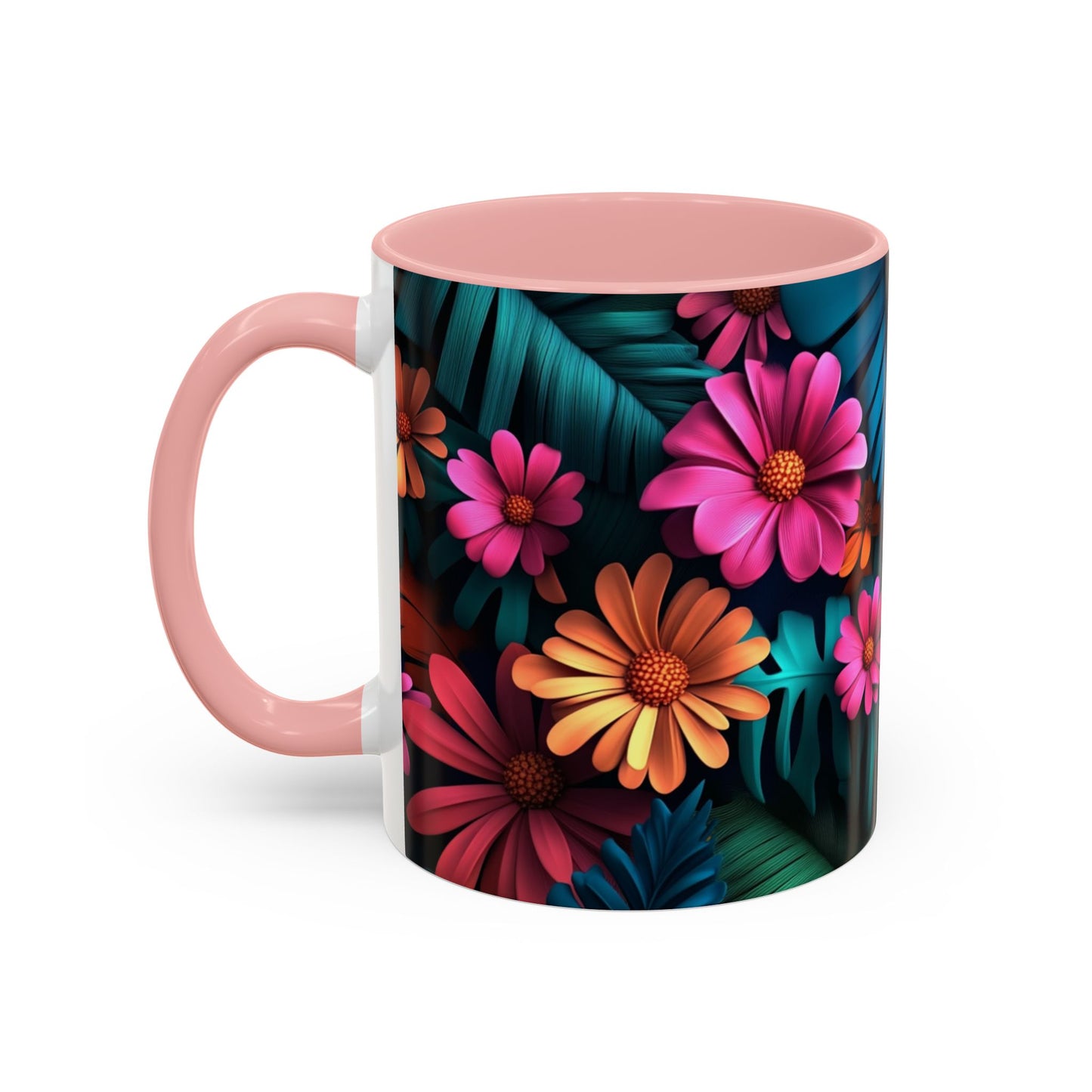 Vibrant Floral Coffee Mug