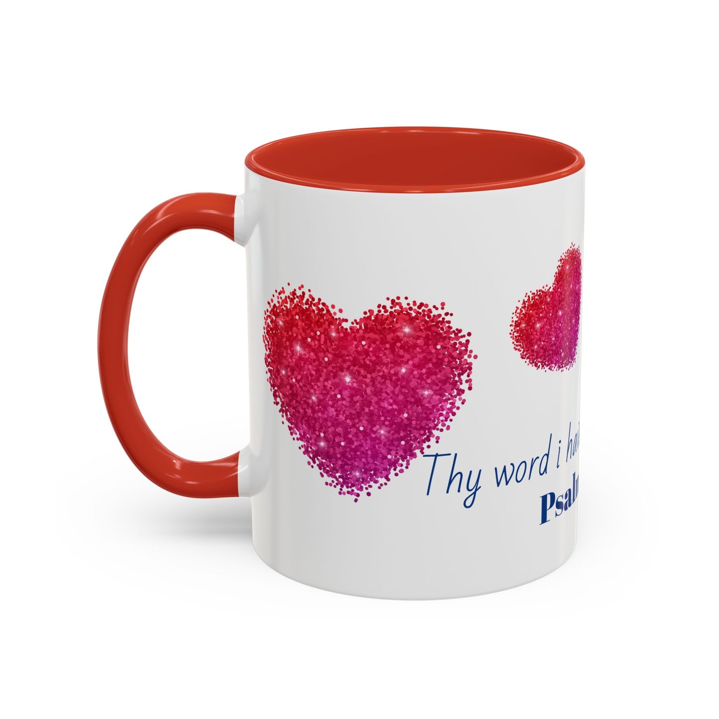 Heartfelt Inspirational Psalm Coffee Mug, Home Decor, Christian Mug.