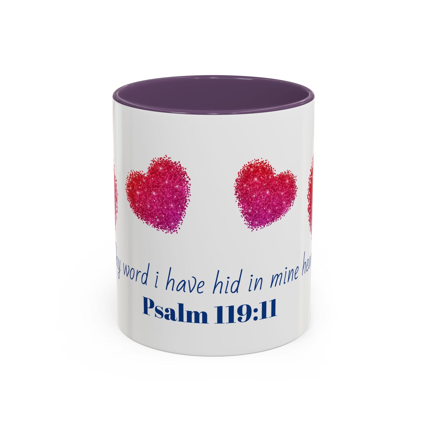 Heartfelt Inspirational Psalm Coffee Mug, Home Decor, Christian Mug.