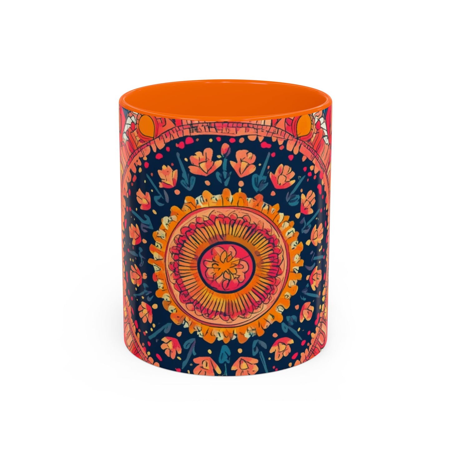 Vibrant Colorful Mandala Coffee Mug