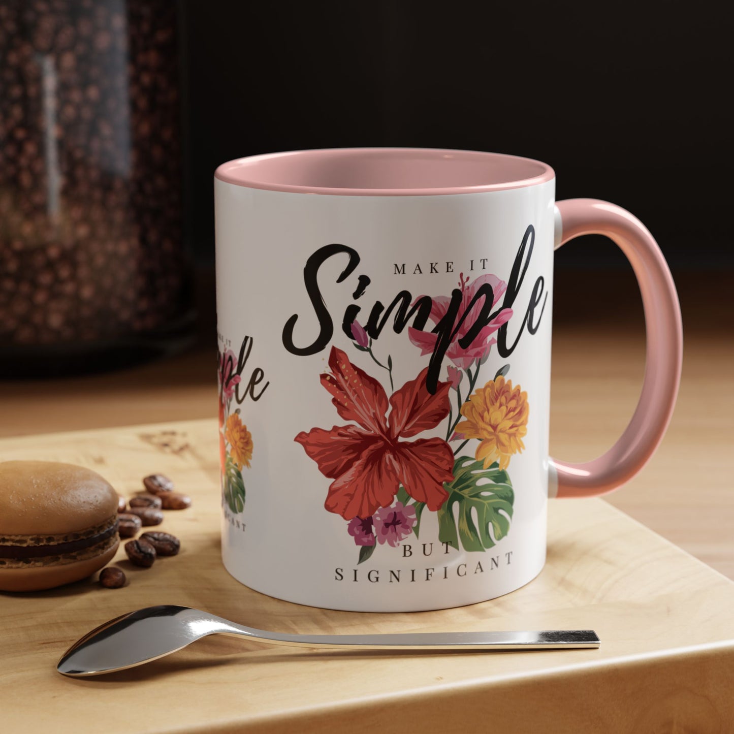 Floral Inspirational Coffee Mug.