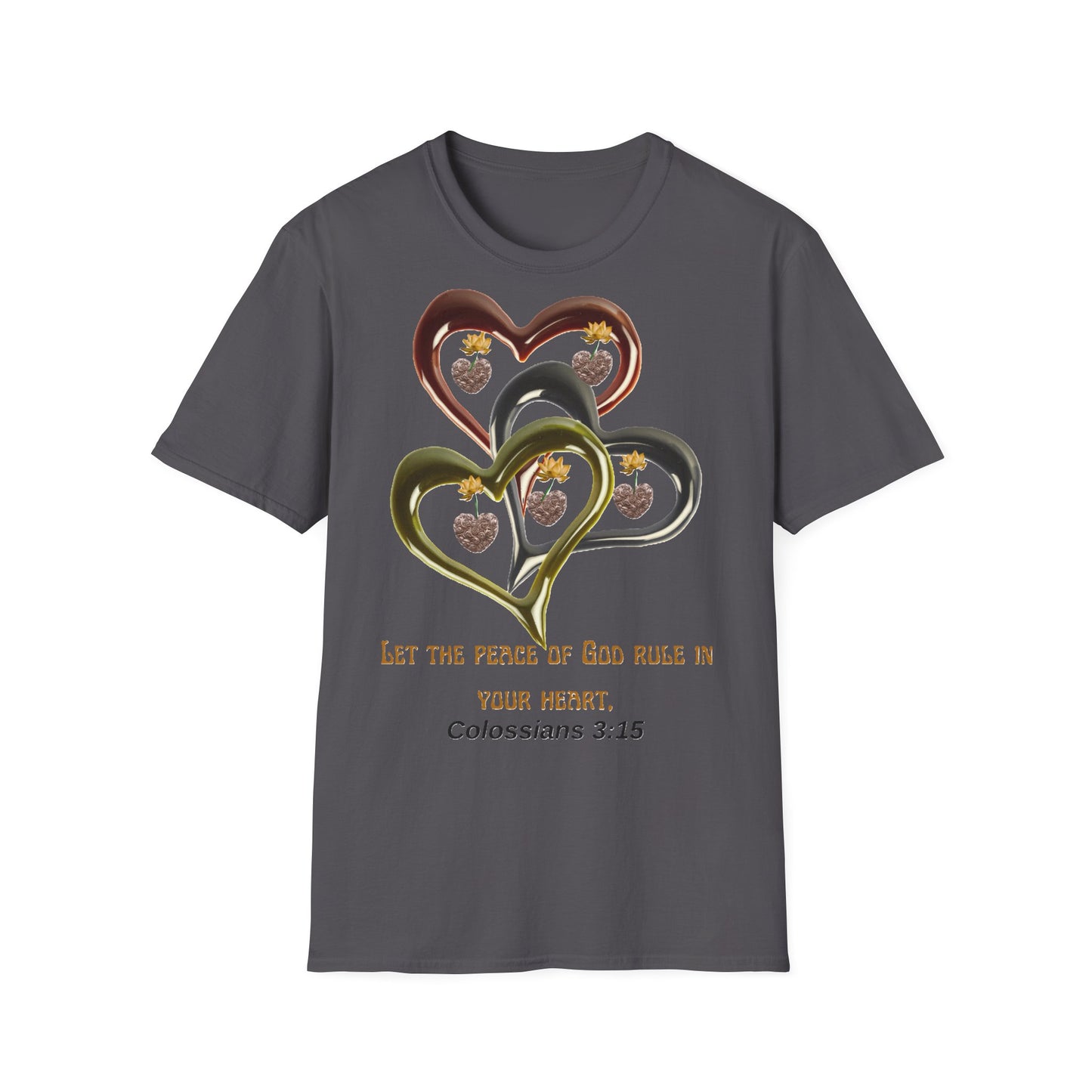 Inspirational Heart T-Shirt, Faith Shirt, Christian Apparel.