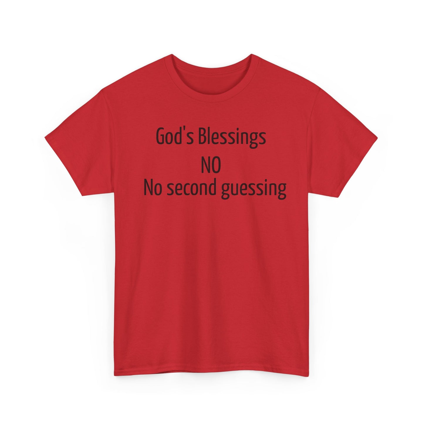 God's Blessing No Second Unisex Heavy Cotton Tee