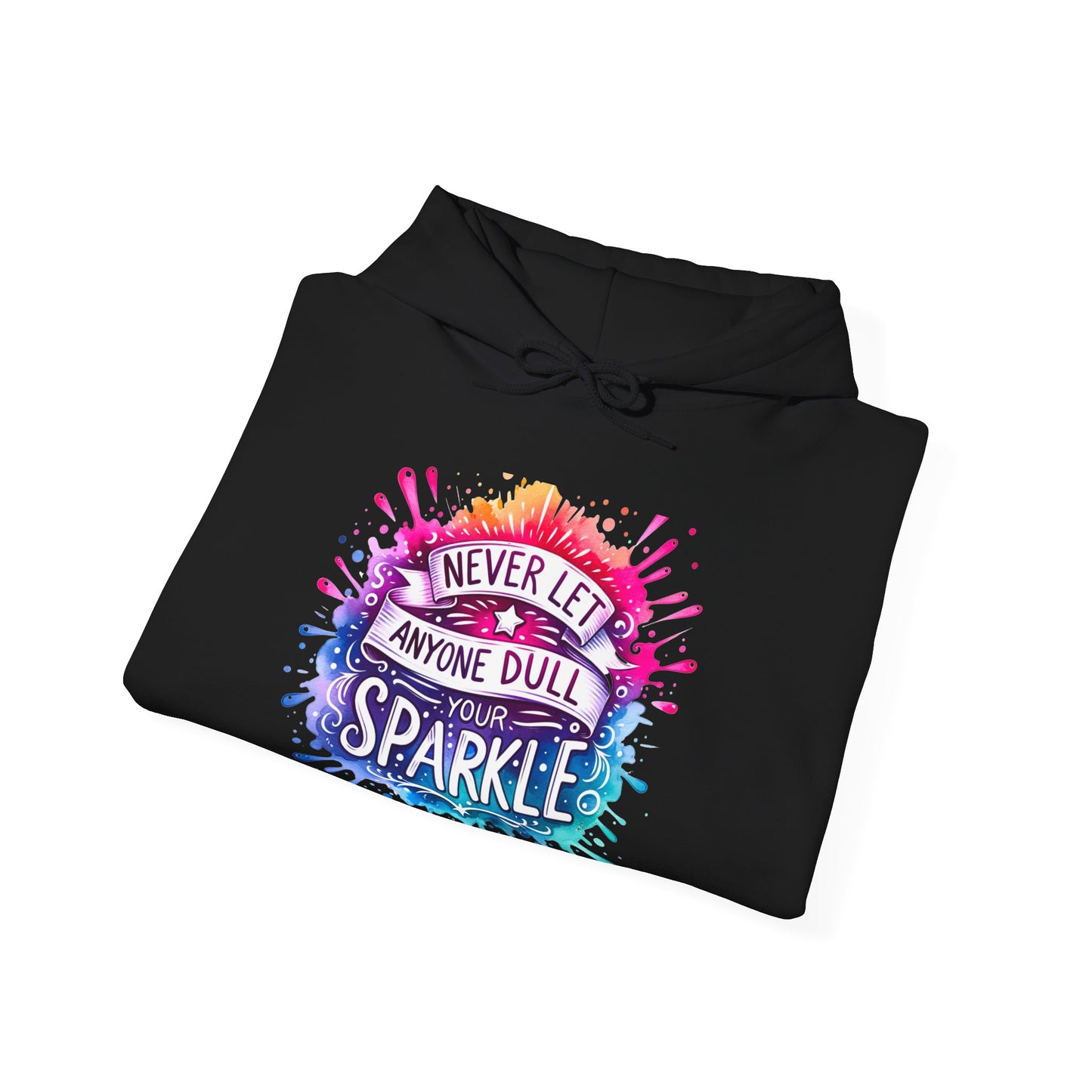 Positive Vibes Colorful Inspirational Hoodie.