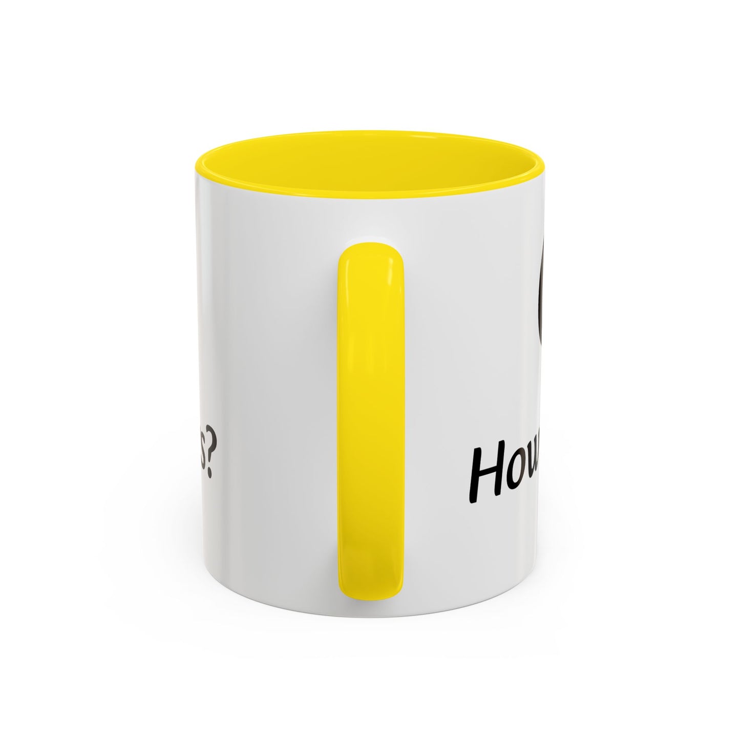 Personalized Accent Coffee Mug - "How Do You Take Your Coffee?" - Perfect for Coffee Lovers