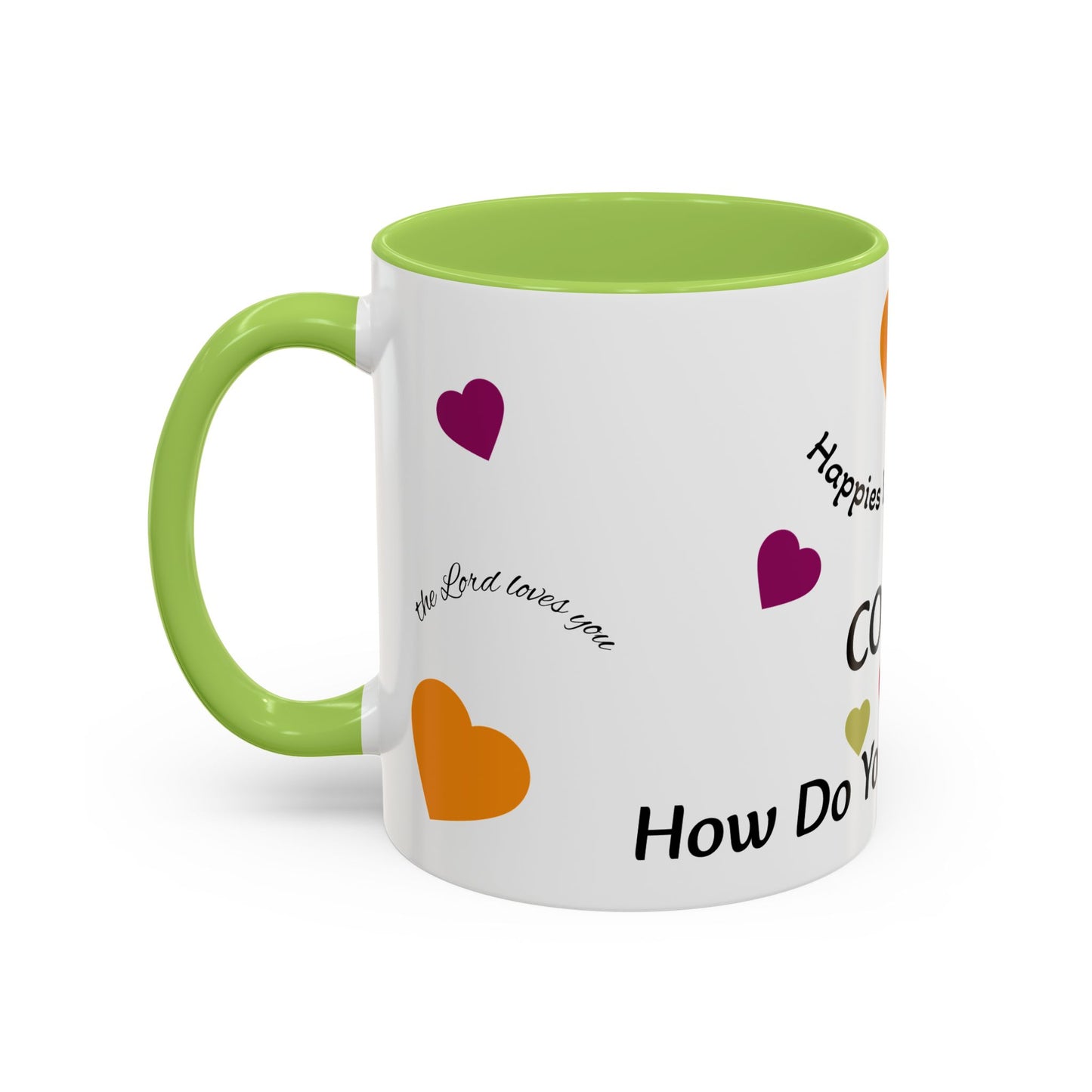 "How Do You Take Your Coffee? Accent Coffee Mug