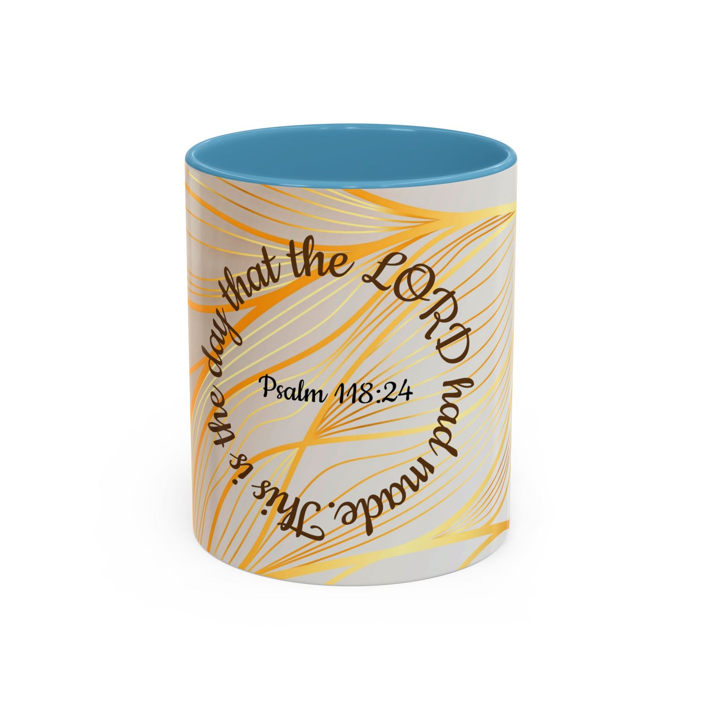 Faithful Reminder Coffee Mug for Daily Motivation, Christian Gift, Psalm 118:24