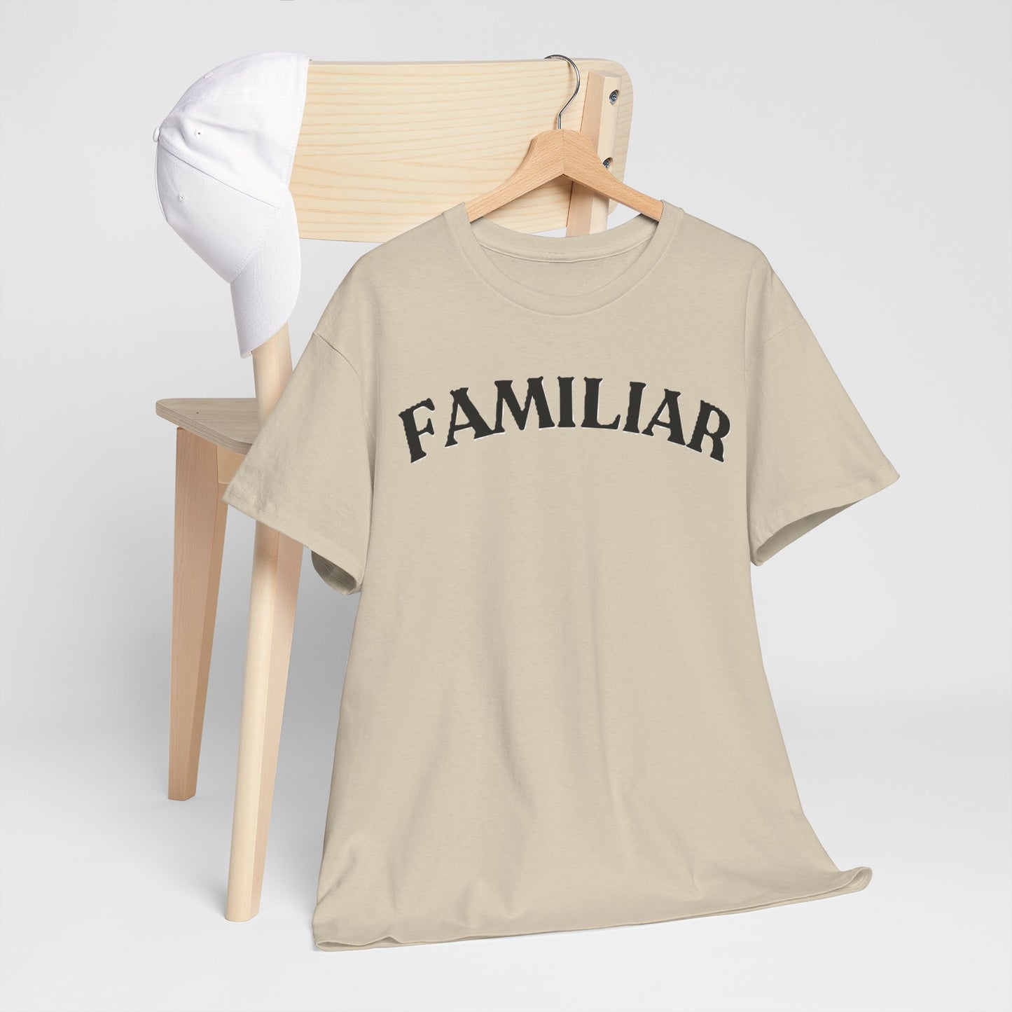 Familiar Unisex Heavy Cotton Tee | Casual Style.