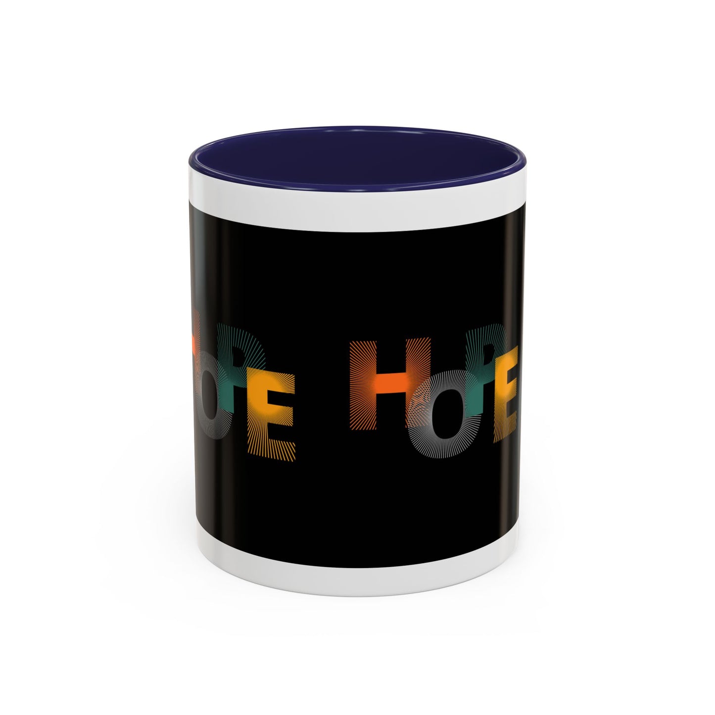 Hope-Inspired Accent Coffee Mug | Motivational Drinkware, Gift for Coffee Lovers, Inspirational Mug, Home & Office Decor, Unique Present