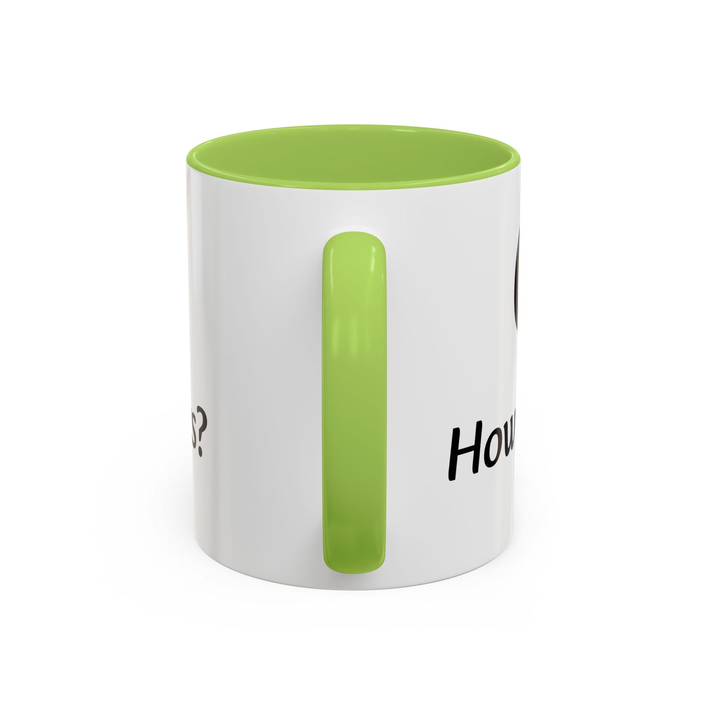 Personalized Accent Coffee Mug - "How Do You Take Your Coffee?" - Perfect for Coffee Lovers