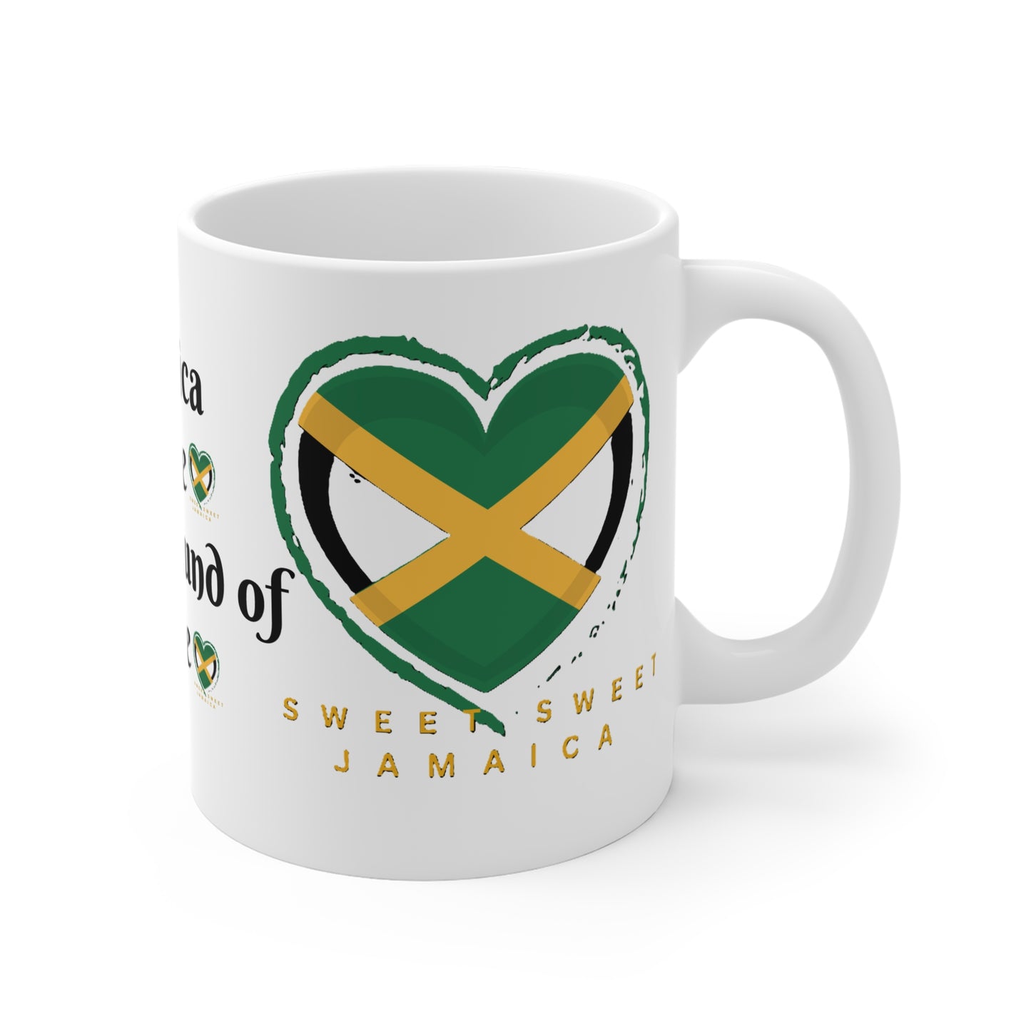 Jamaican Pride Mug, 11oz Coffee Cup, Perfect Gift for Jamaica Lovers.