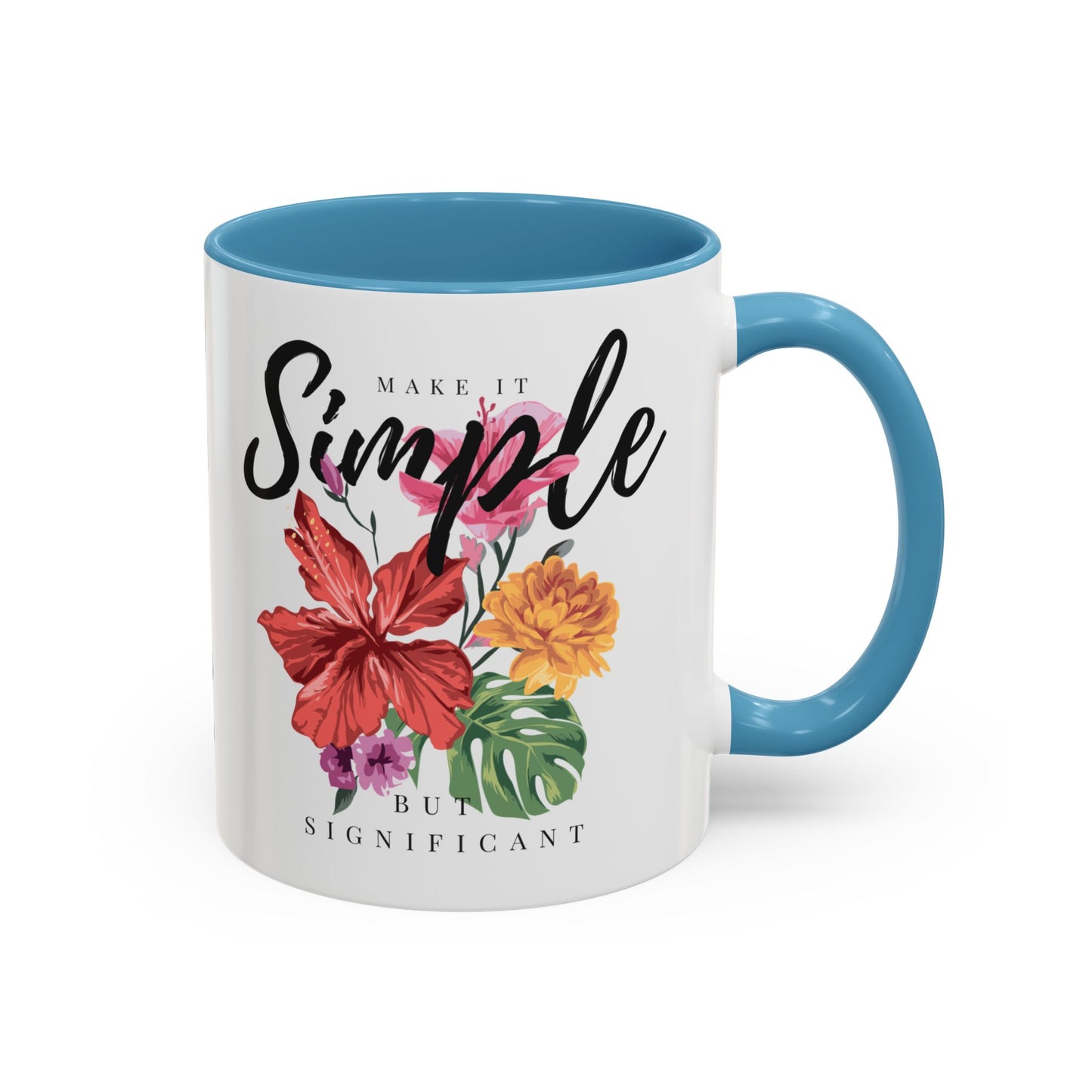 Floral Inspirational Coffee Mug.