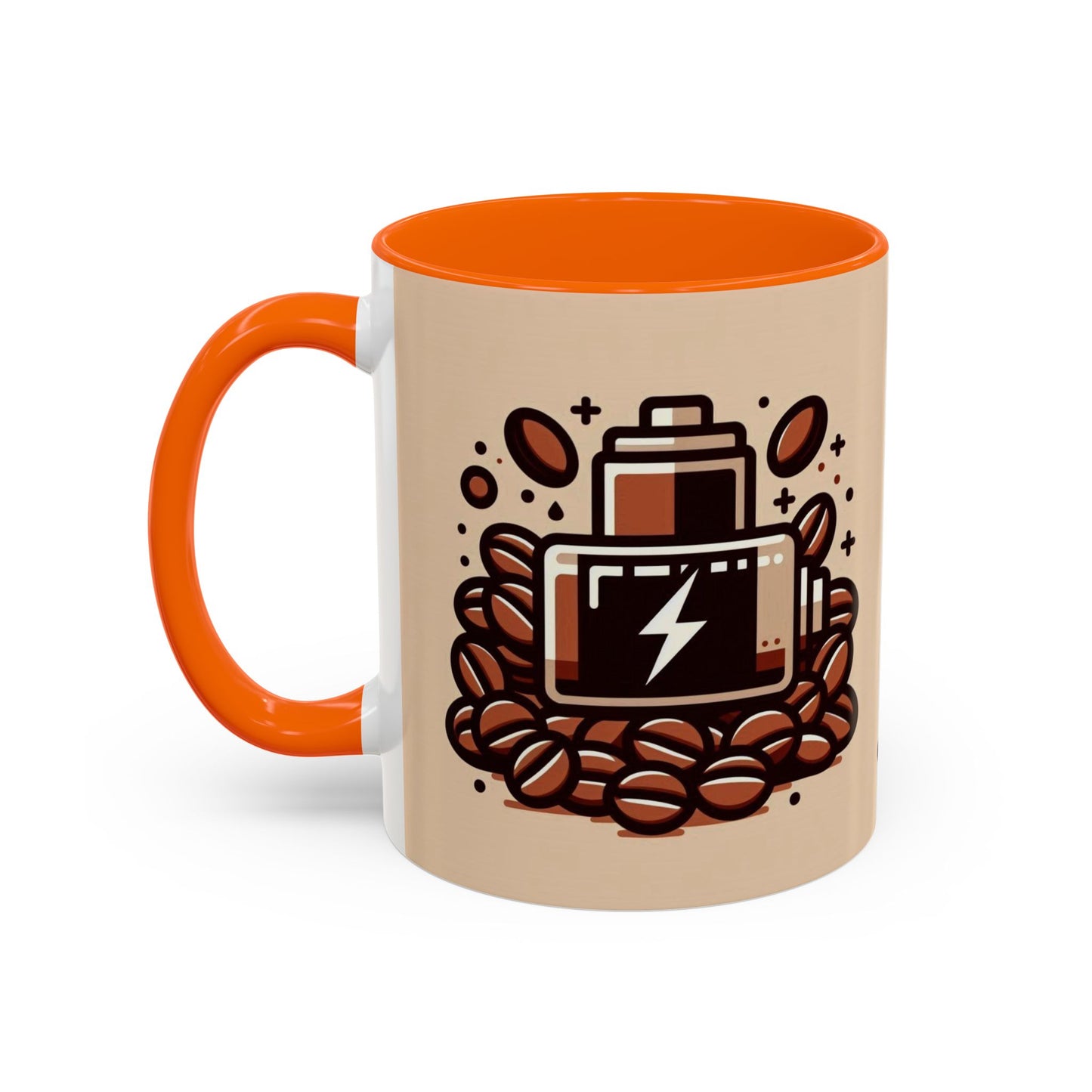 Low Battery Coffee Mug, Funny Coffee Cup, Gift for Caffeine Lovers, Unique Office Mug, Java Enthusiast Cup