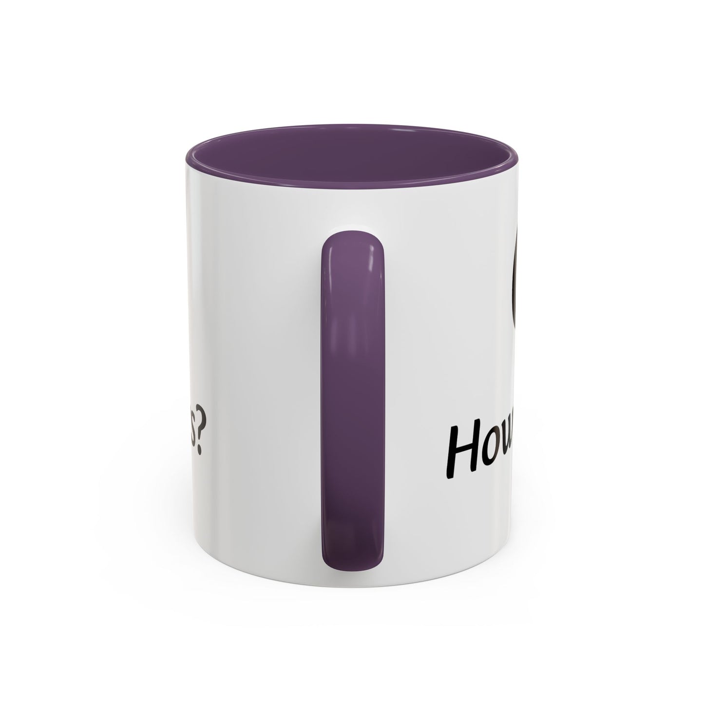 Personalized Accent Coffee Mug - "How Do You Take Your Coffee?" - Perfect for Coffee Lovers