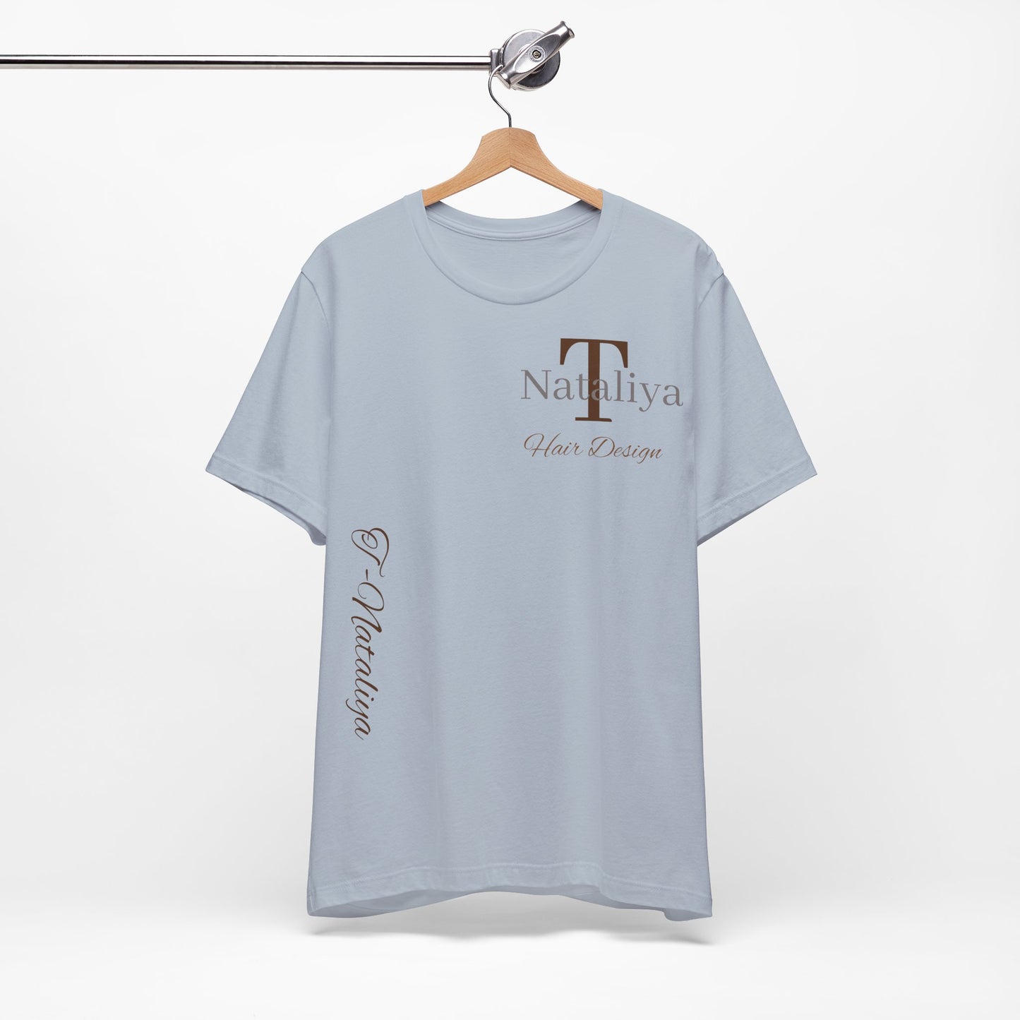 Nataliya Hair Design T-Shirt — Elegant Salon Logo Tee