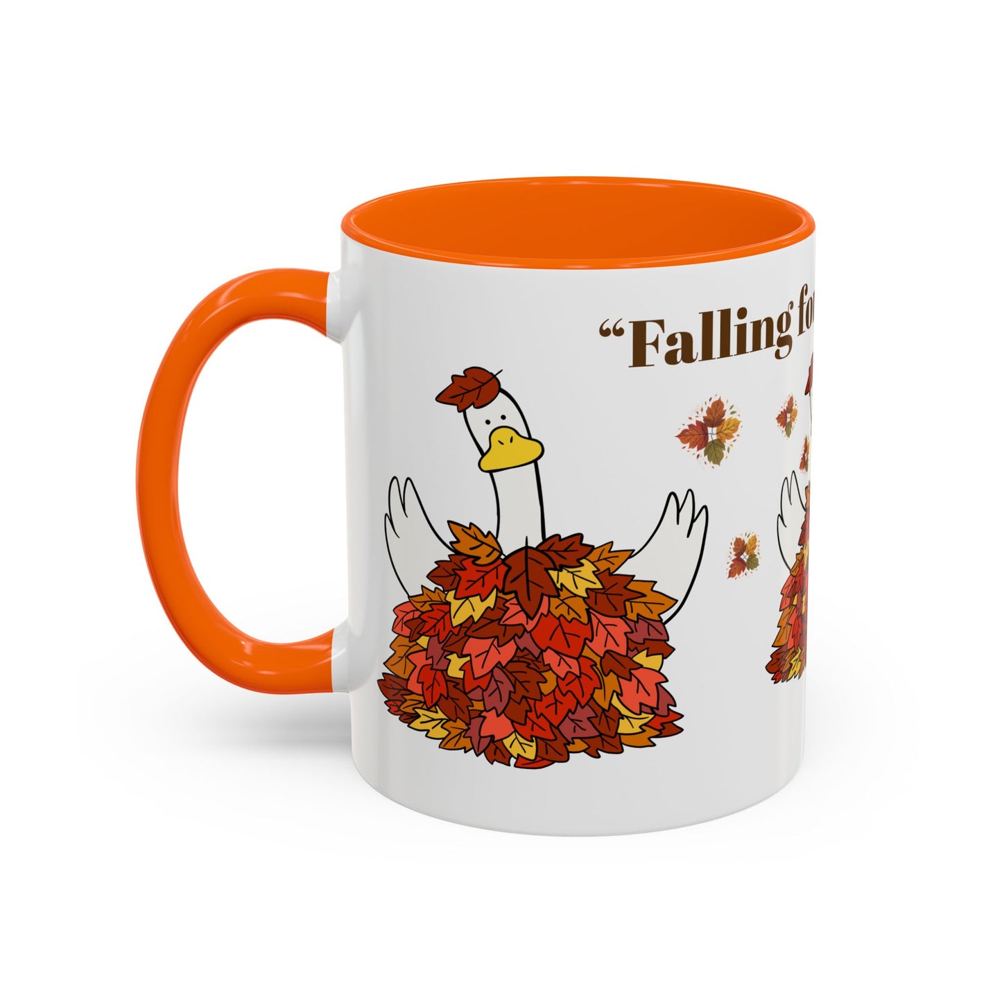Autumn-Themed Accent Coffee Mug.