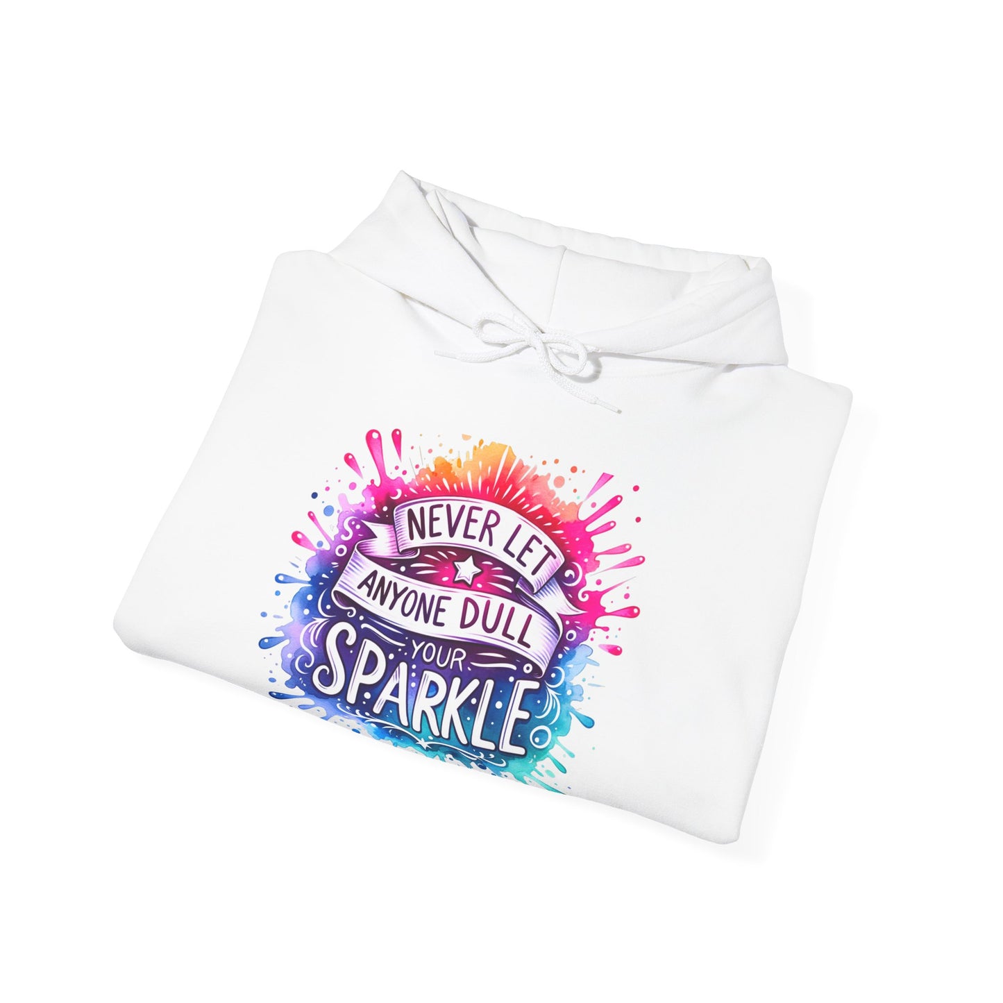 Positive Vibes Colorful Inspirational Hoodie.