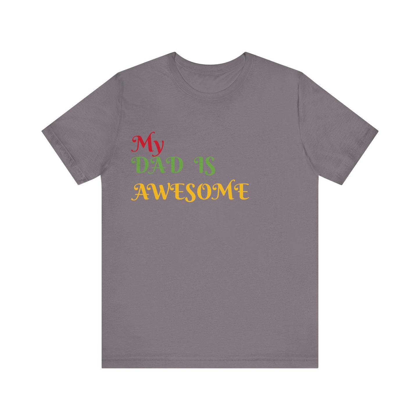 My Dad is Awesome Jersey Short Sleeve Tee