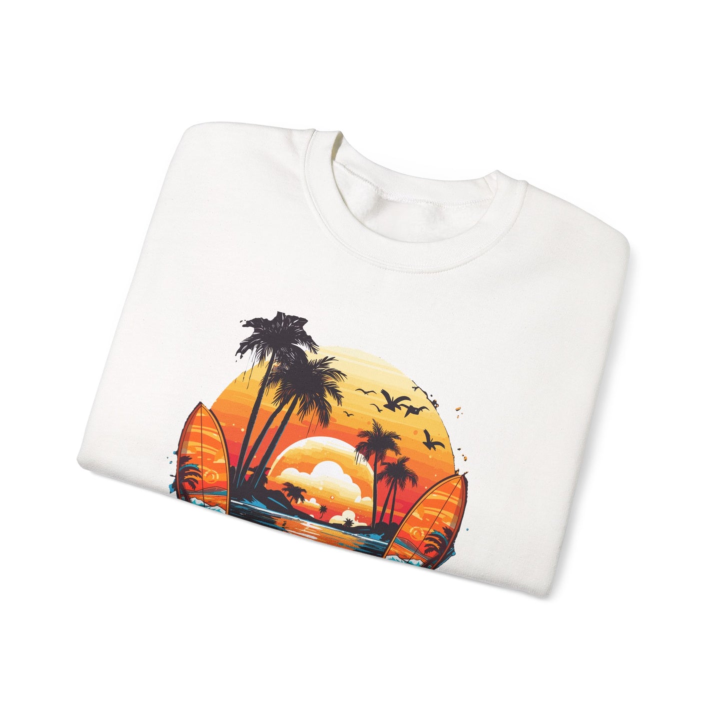 Summer Vibes Crewneck Sweatshirt, Unisex Summer Sweatshirt.