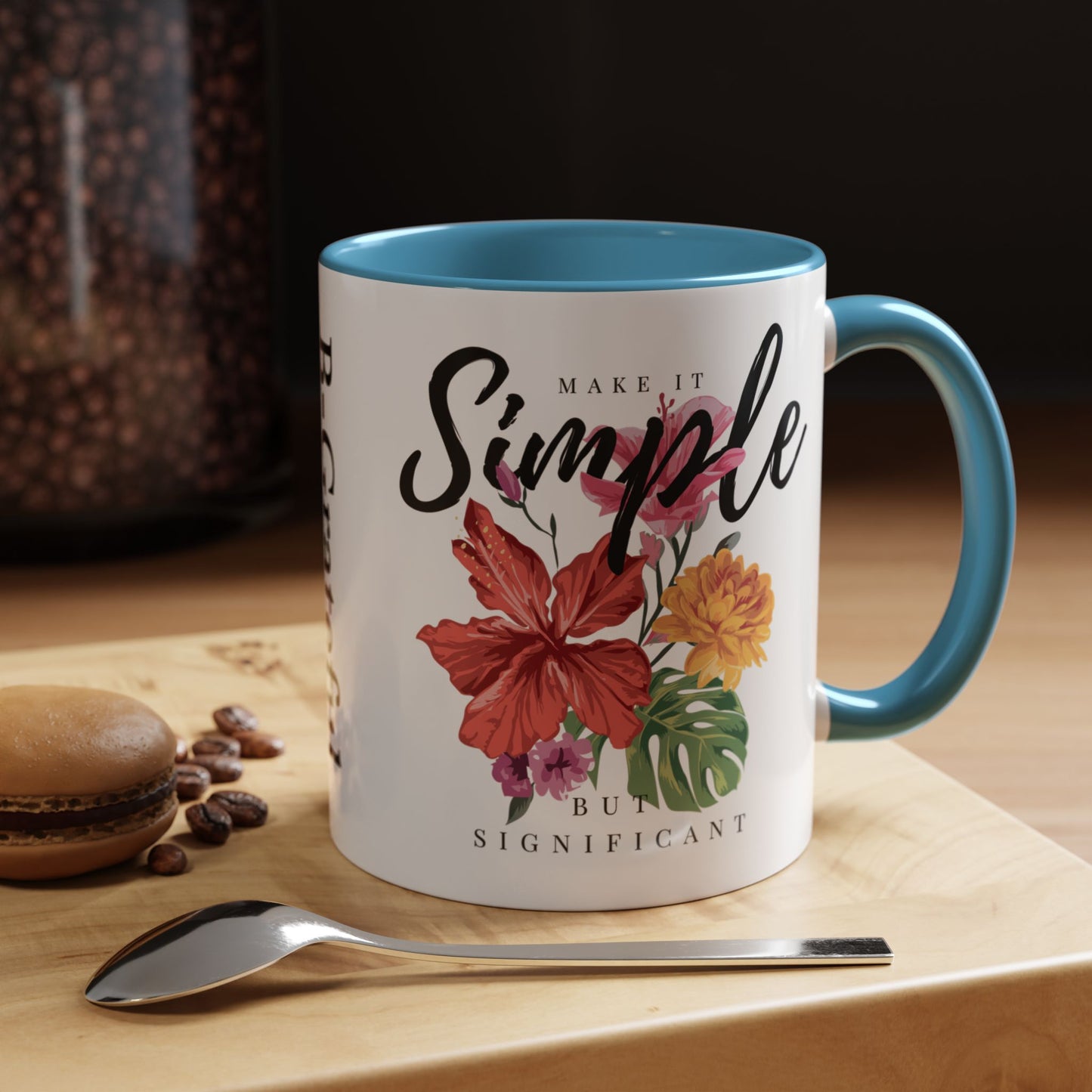 Floral Inspirational Coffee Mug.