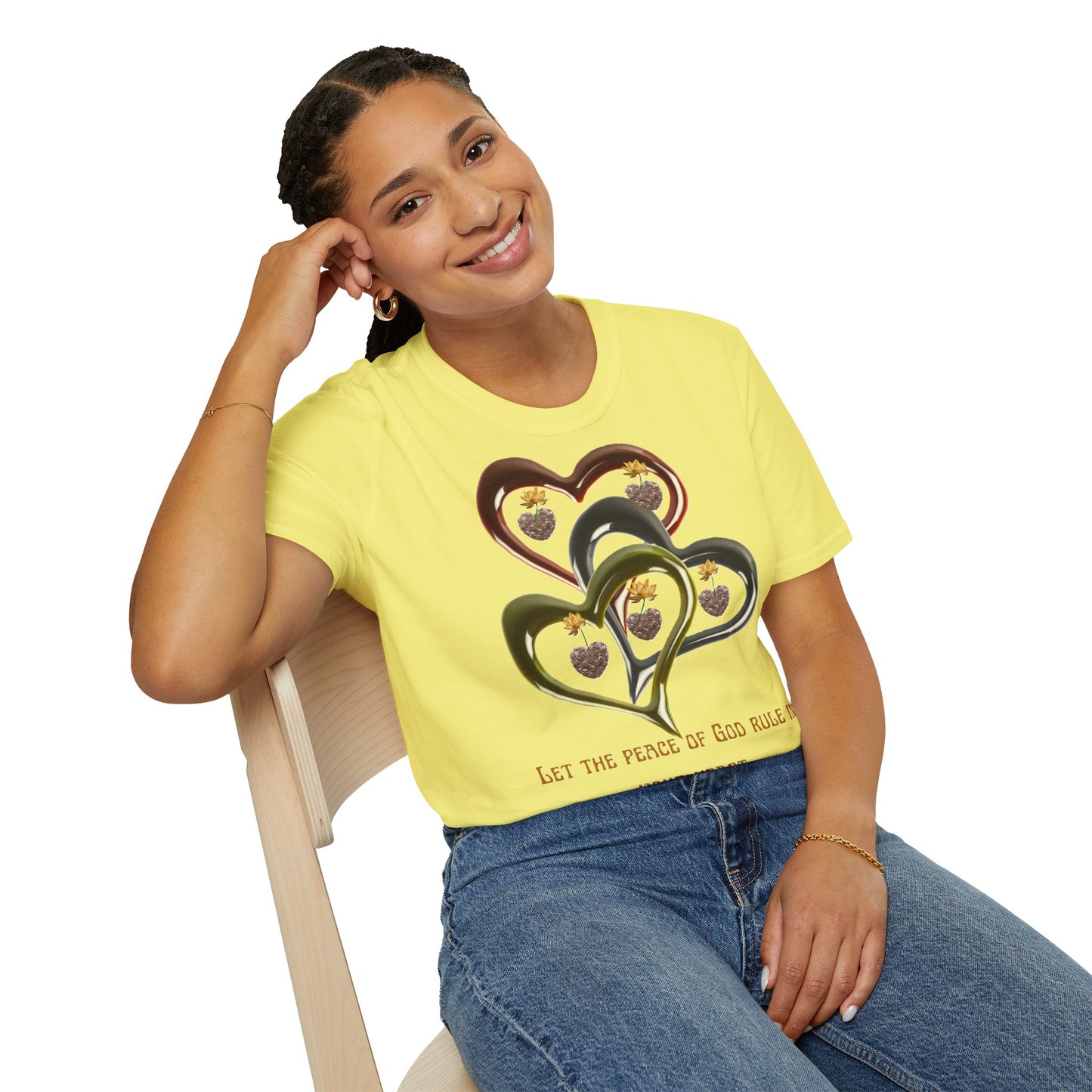 Inspirational Heart T-Shirt, Faith Shirt, Christian Apparel.