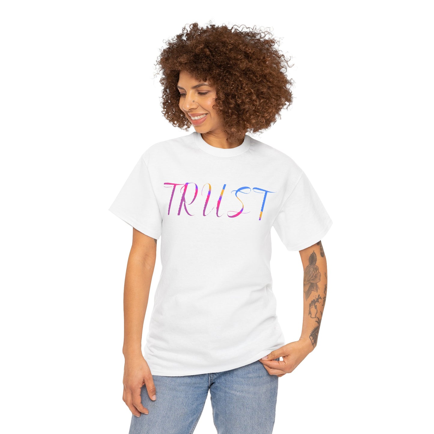Trust Unisex Heavy Cotton Tee.