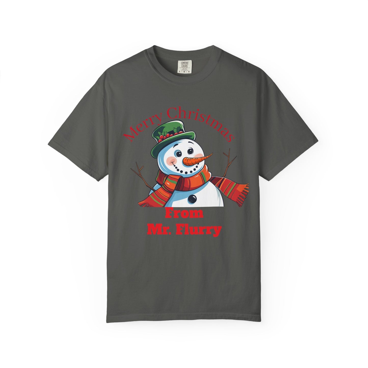 Merry Christmas Snowman T-Shirt, Holiday Gift Shirt, Festive Tee.